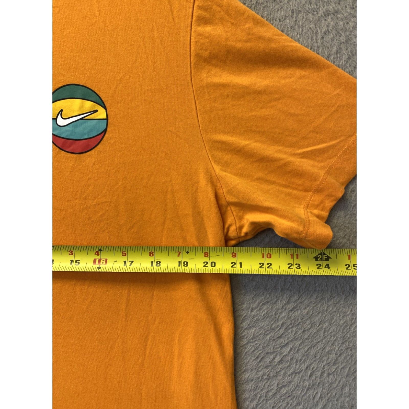 Nike Nike Men's T Shirt Multi Logo Tee Top T O Orange 149-22 Size US M / EU 48-50 / 2 - 4 Thumbnail