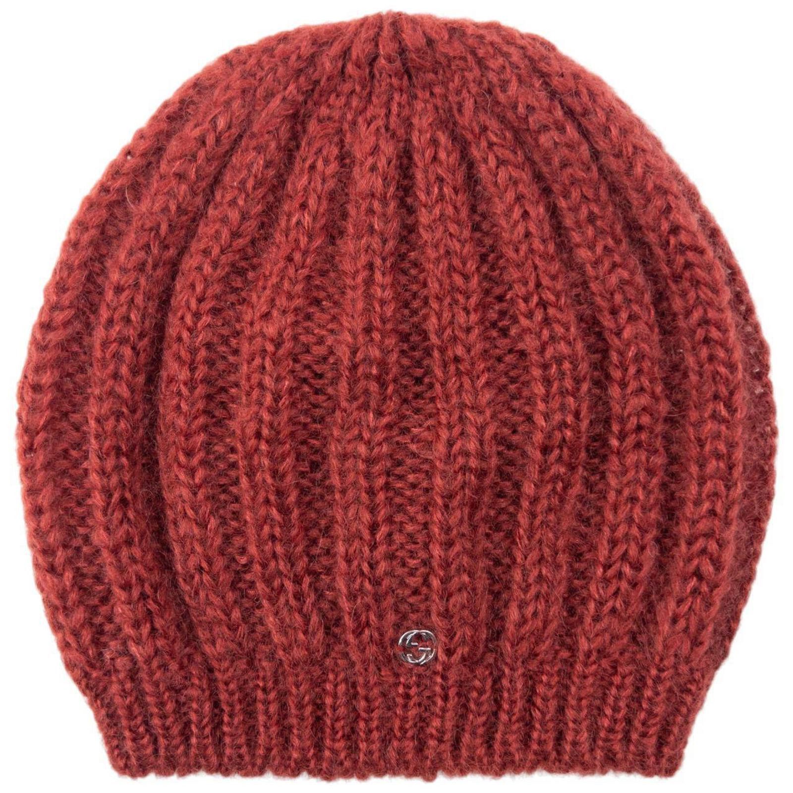 Gucci Vintage 2000s Gucci Wool Knit Beanie Hat Size ONE SIZE - 1 Thumbnail