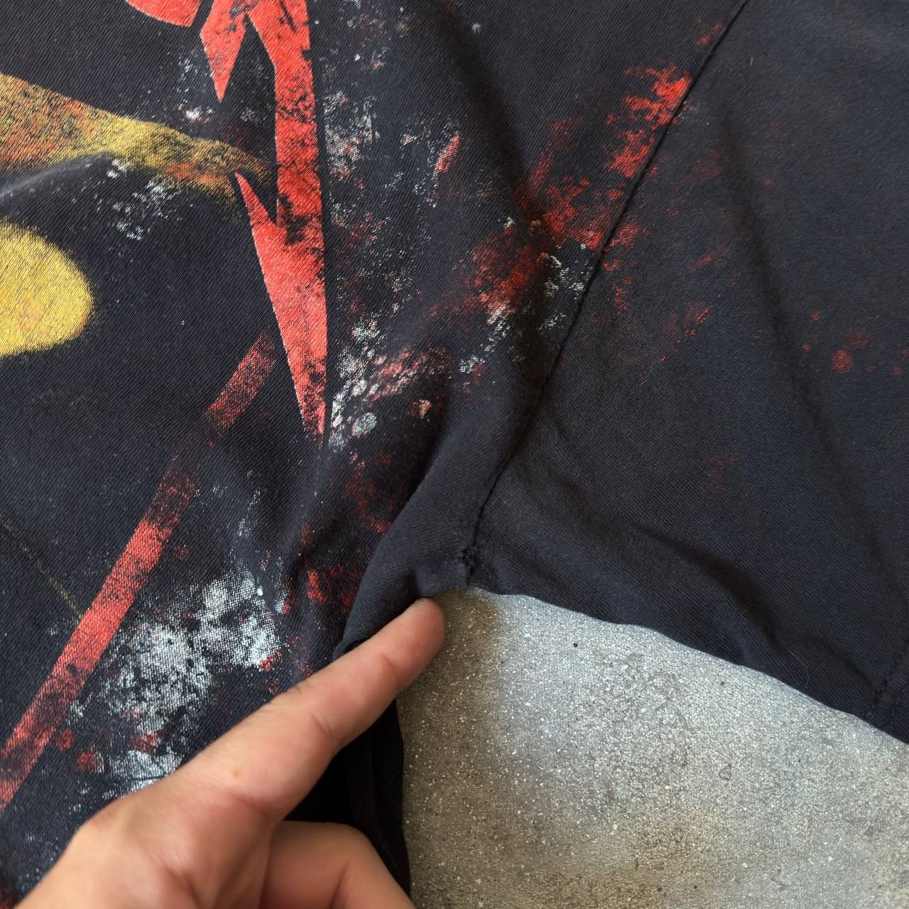 Metallica × Vintage Metallica Vintage Distressed Rock Band T-Shirt Size US XL / EU 56 / 4 - 10 Thumbnail