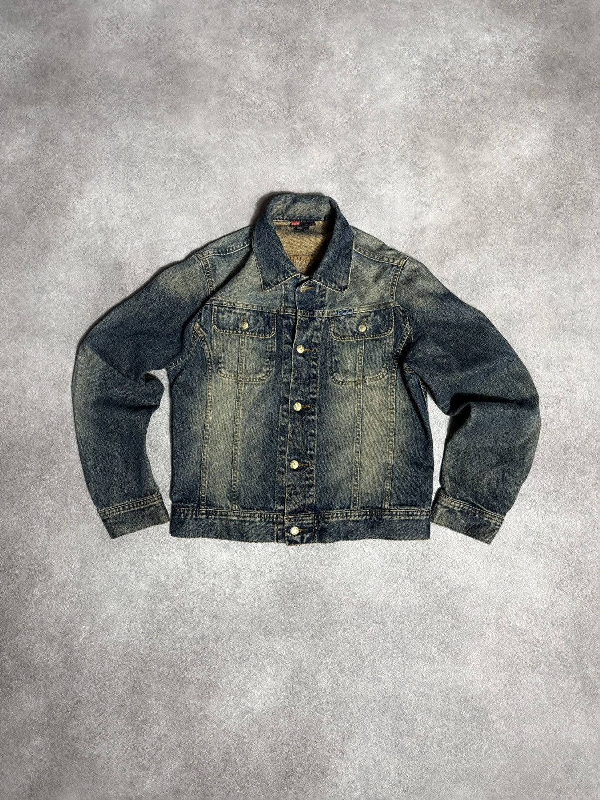 Diesel × Vintage Diesel Denim Washed Jacket Ruined Effect 00s Size S / US 4 / IT 40 - 1 Thumbnail