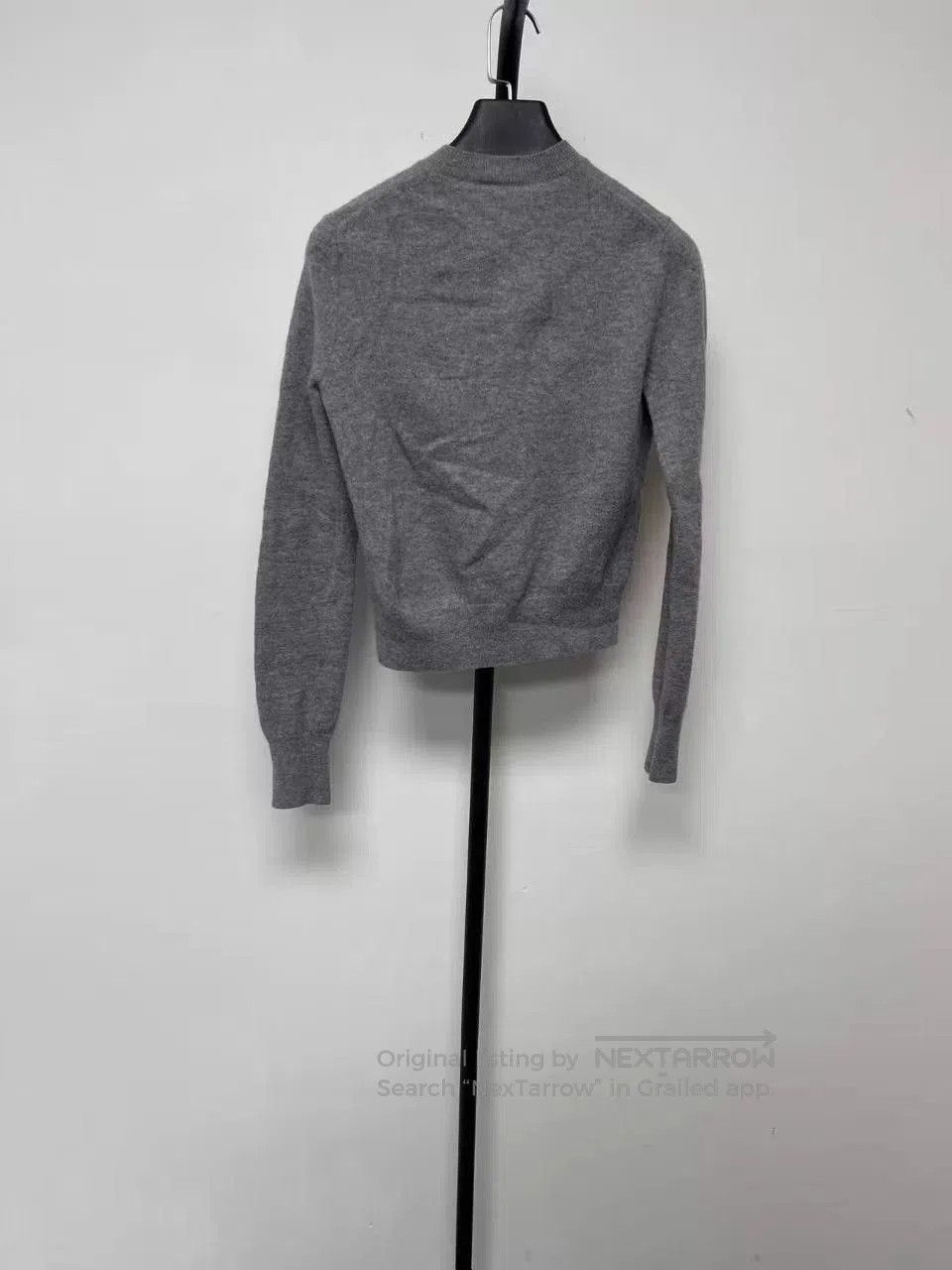 Acne Studios Acne Studios Gray Crew Neck Cardigan. Size XS / US 0-2 / IT 36-38 - 2 Thumbnail