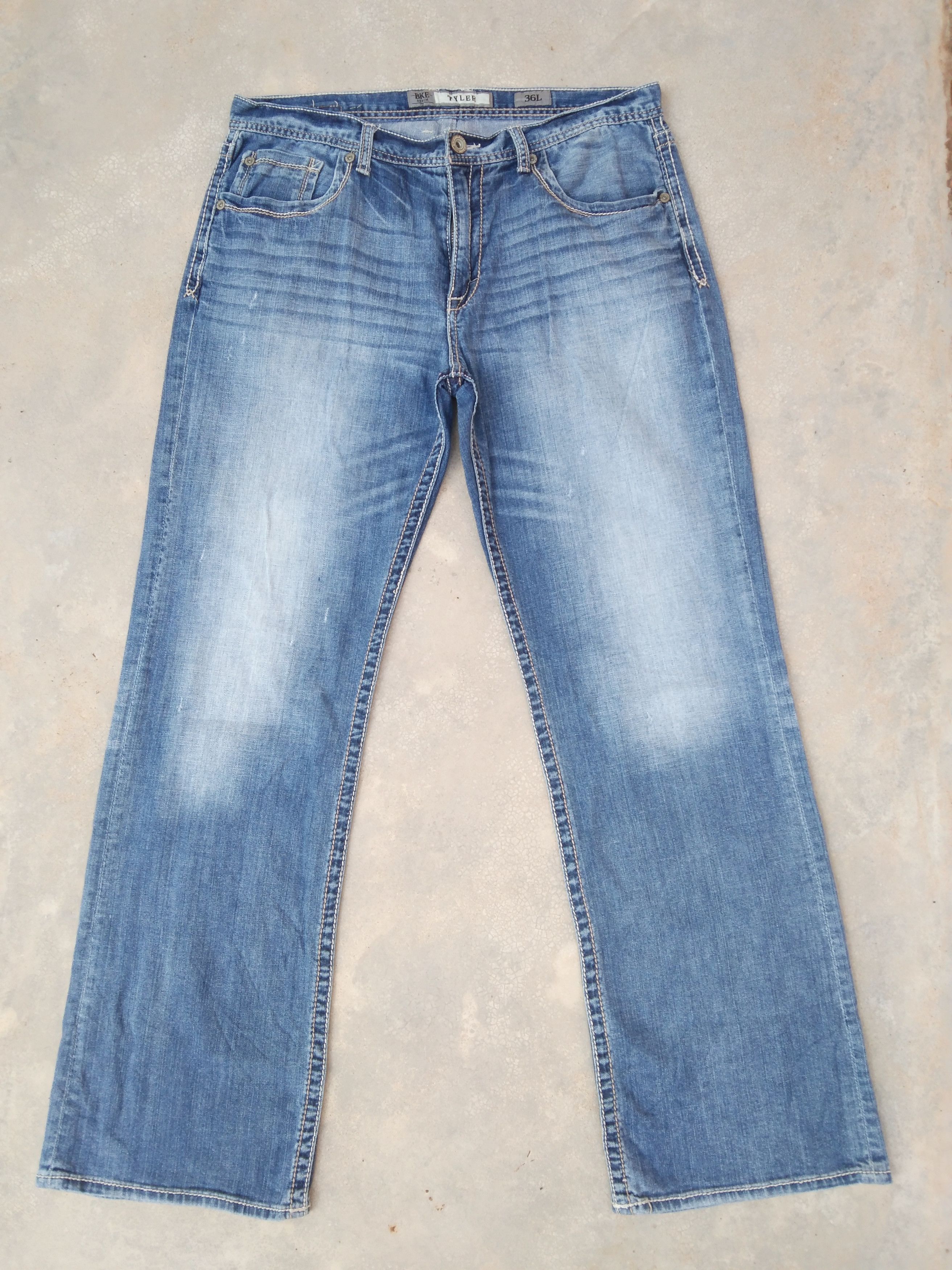 Jean Y2k Vintage Buckle BKE Denim Tyler Boot Cut Jeans 36x32 Size US 36 / EU 52 - 1 Thumbnail