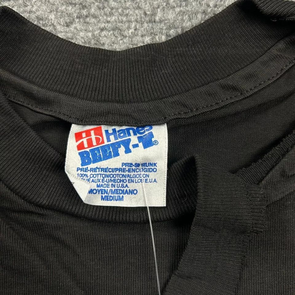 Hanes × Vintage Harlequin Painted T-shirt Medium Distressed Thrashed Size US M / EU 48-50 / 2 - 2 Thumbnail