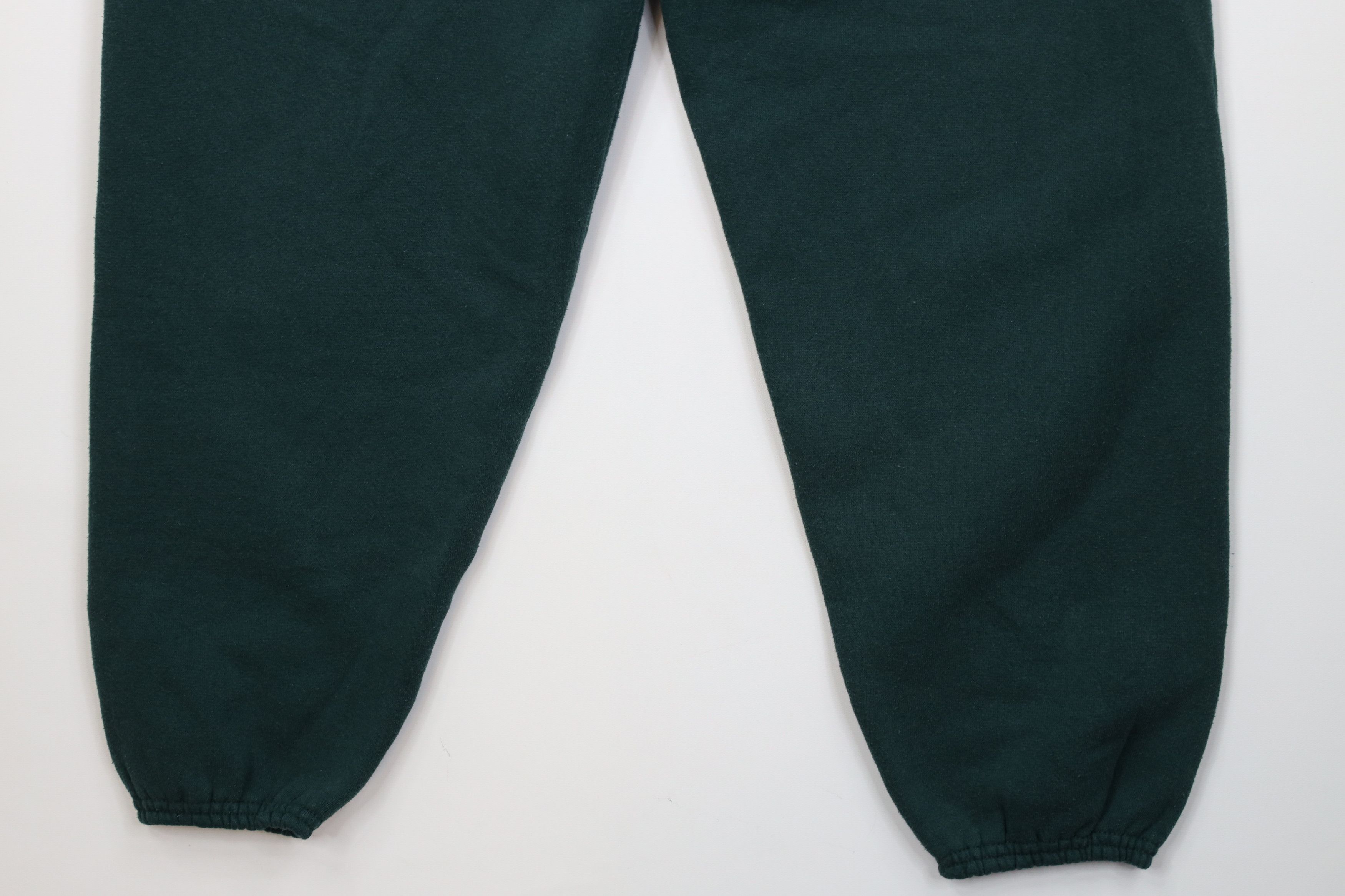 Vintage Vintage 90s Streetwear Heavy Sweatpants Joggers Pants Green Size US 38 / EU 54 - 5 Thumbnail