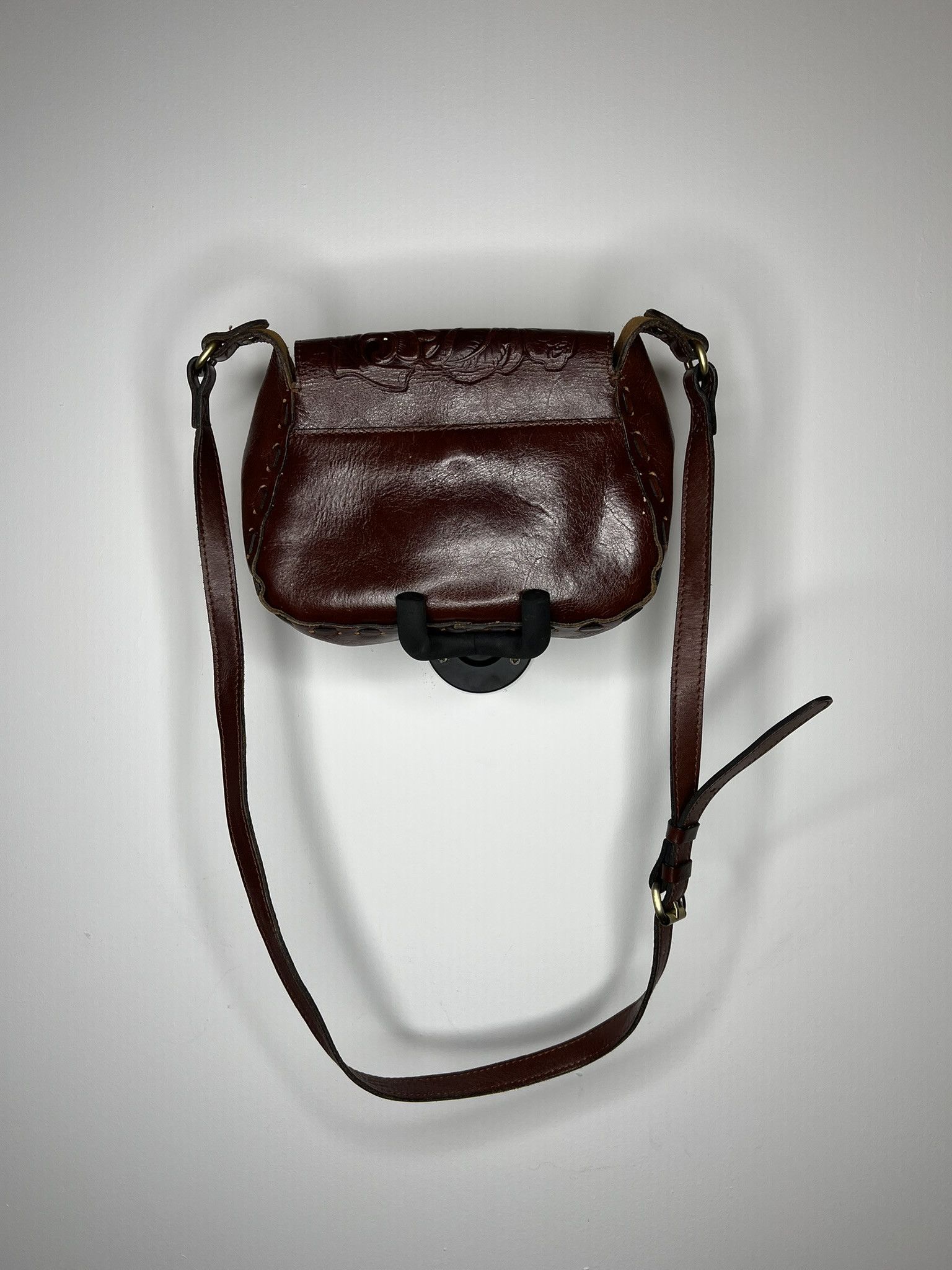 Patricia Nash PATRICIA NASH TOOLED LEATHER CROSSBODY BAG FLORENCE TAN Size ONE SIZE - 2 Thumbnail
