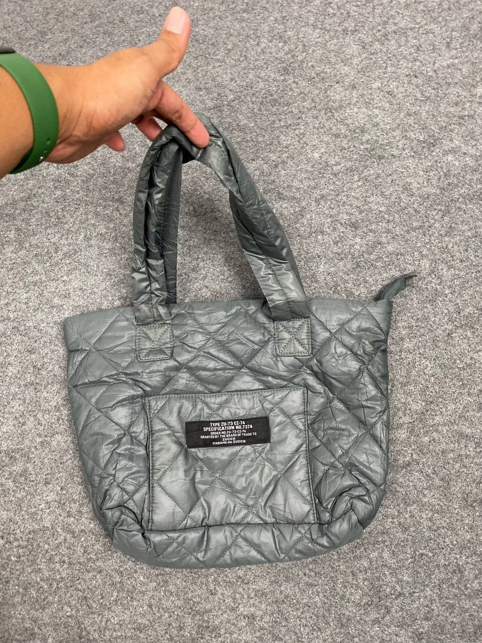 CABANE de ZUCCa × Zucca cabane de zucca puffer tote bag nice design Size ONE SIZE - 6 Thumbnail