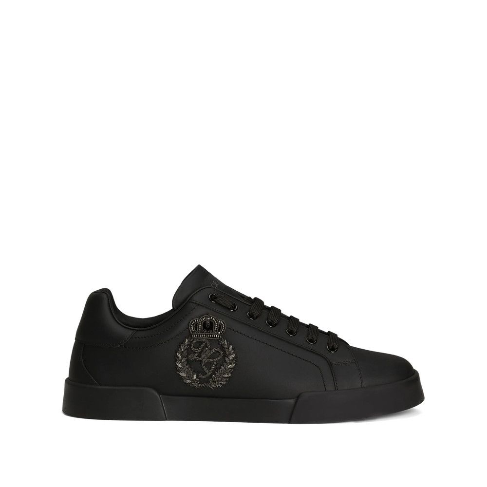 Dolce & Gabbana Dolce & Gabbana BLACK Trainers - Low-Tops Size US 12 / EU 45 - 1 Thumbnail