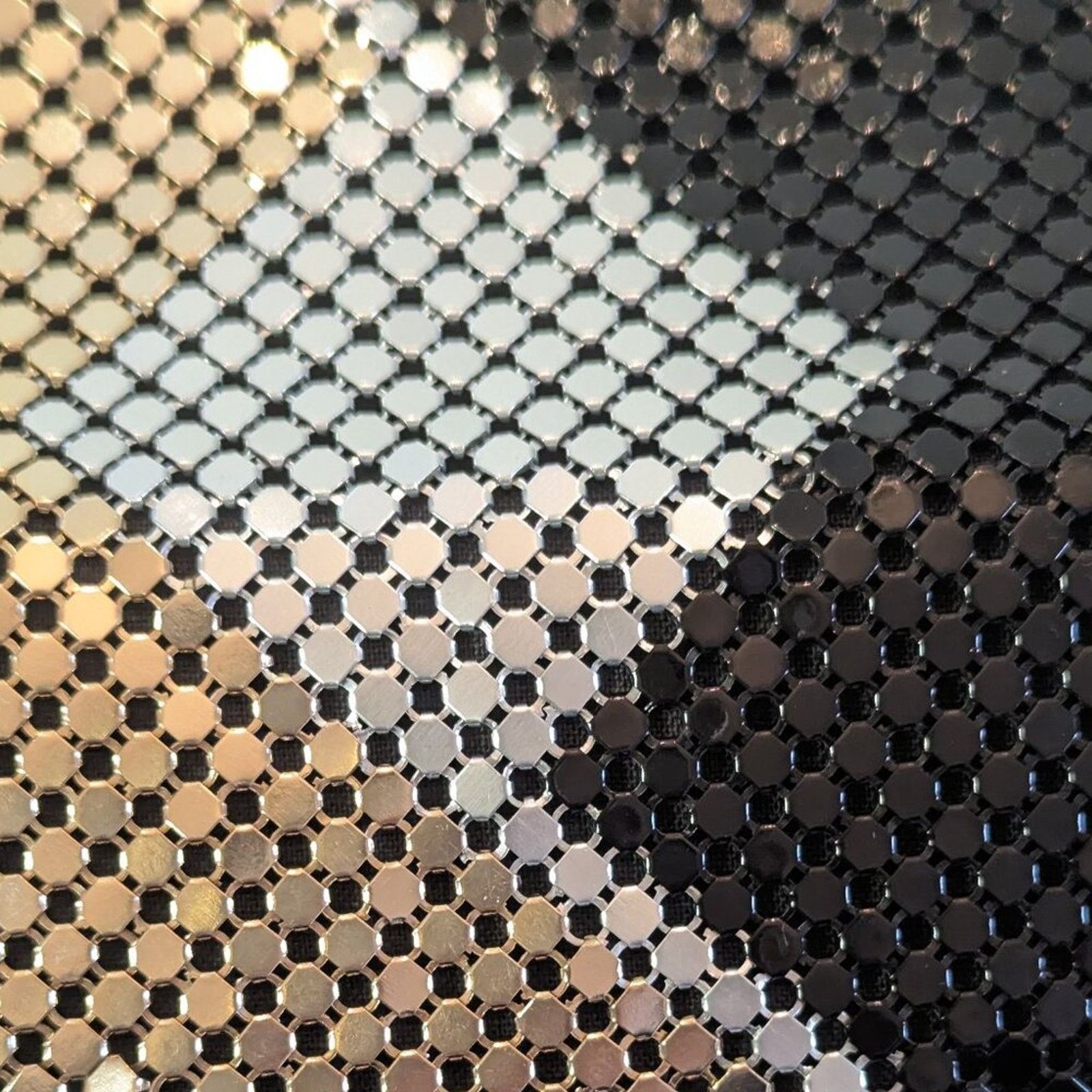 Vintage Vintage Unbranded Black Gold Silver Metal Mesh Crossbody Bag Size ONE SIZE - 5 Thumbnail
