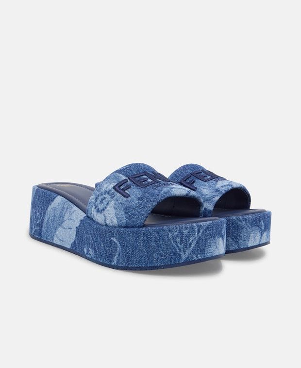 Fendi Wedged Mules Size US 9 / IT 39 - 1 Thumbnail
