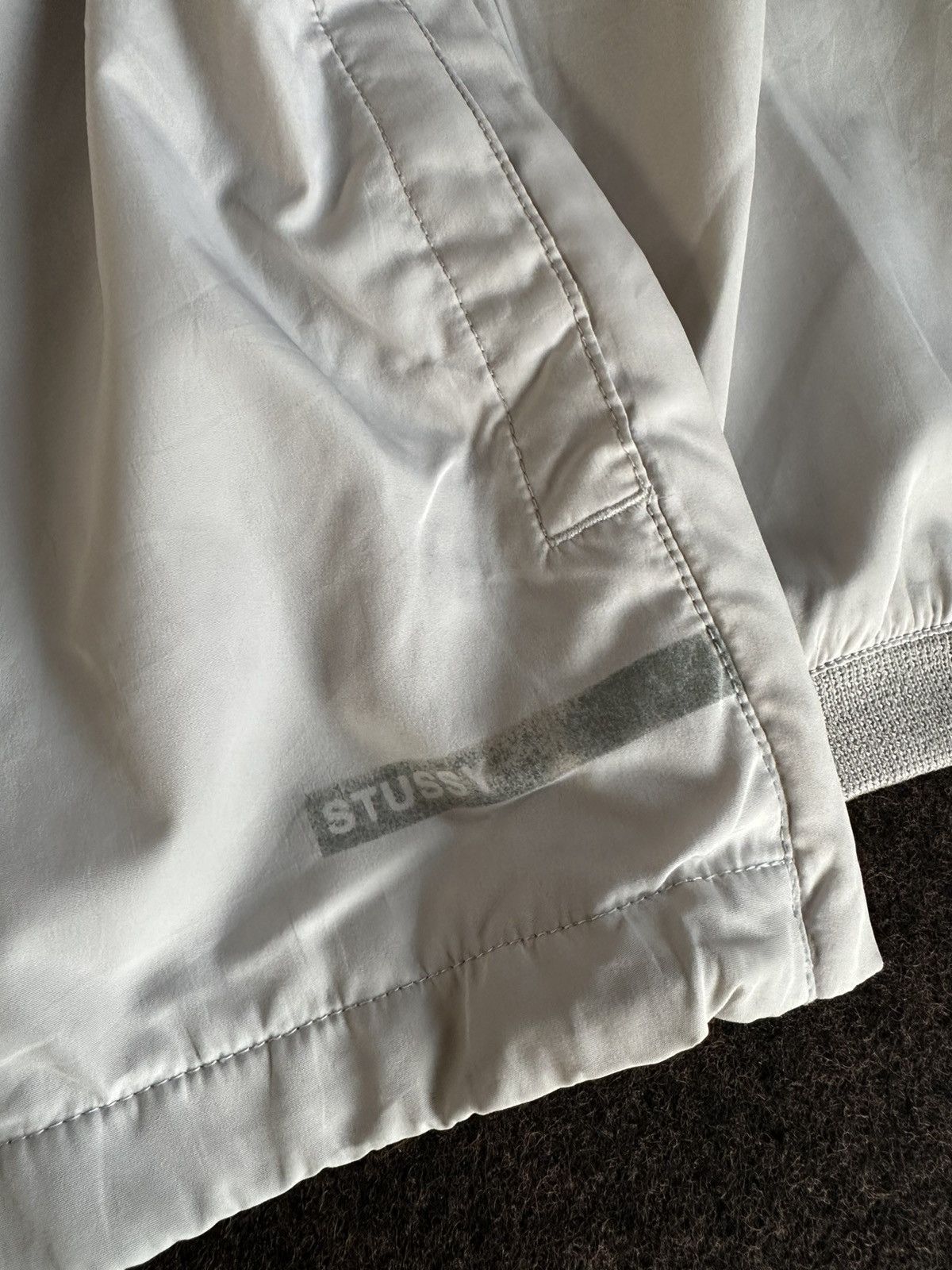 Stussy Stussy Nylon Sweatshirt Custom Glow In The Dark Logo Z75 Size US M / EU 48-50 / 2 - 11 Thumbnail