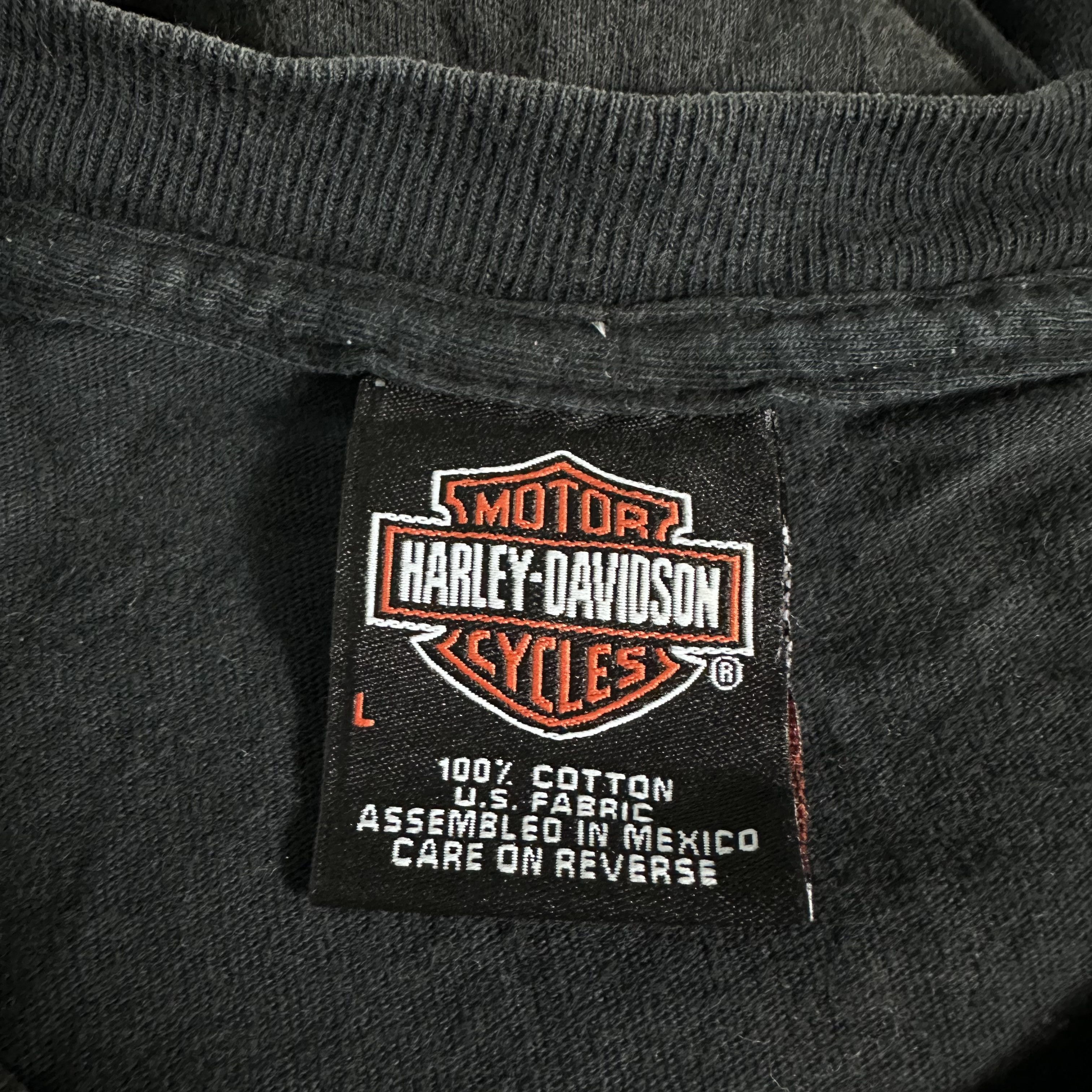 Harley Davidson × Vintage 🔥RARE🔥Vintage Harley Davidson Fire T-shirt Single Stich Size US M / EU 48-50 / 2 - 5 Thumbnail