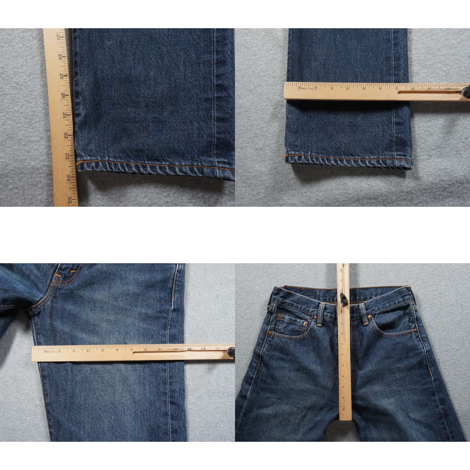 Levi's VINTAGE Levi's Jeans Mens 28x34 Blue Denim Pants Big E Selvedge Japan J22 Talon Size US 28 / EU 44 - 10 Thumbnail