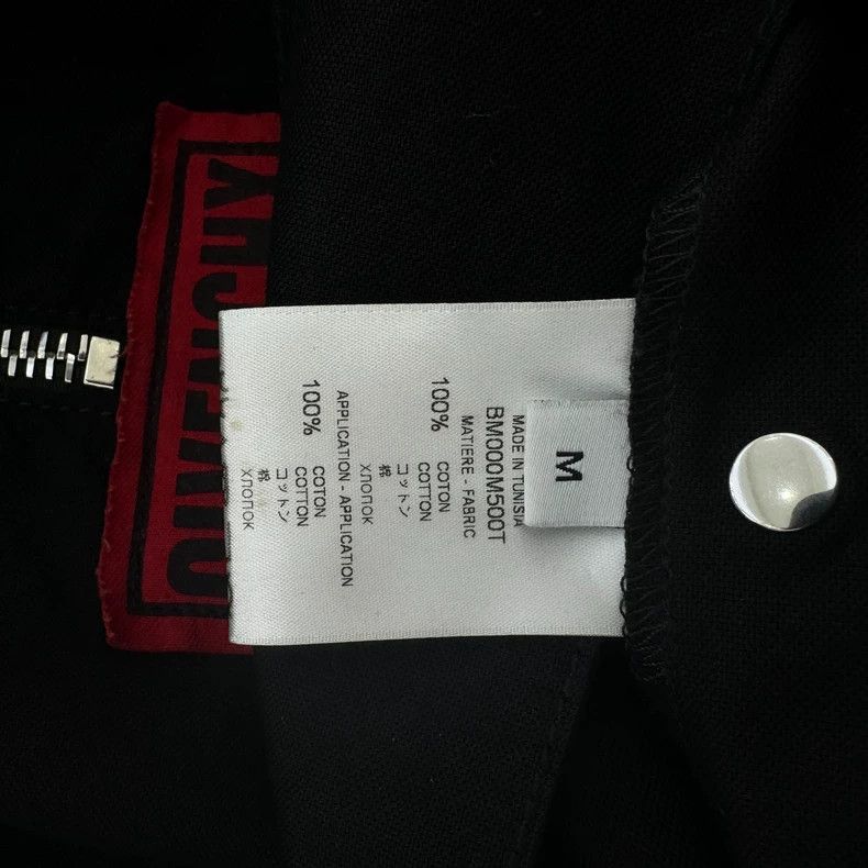Givenchy Givenchy Black Patch Logo Half-Zippered Jacket Size M Size US M / EU 48-50 / 2 - 9 Thumbnail