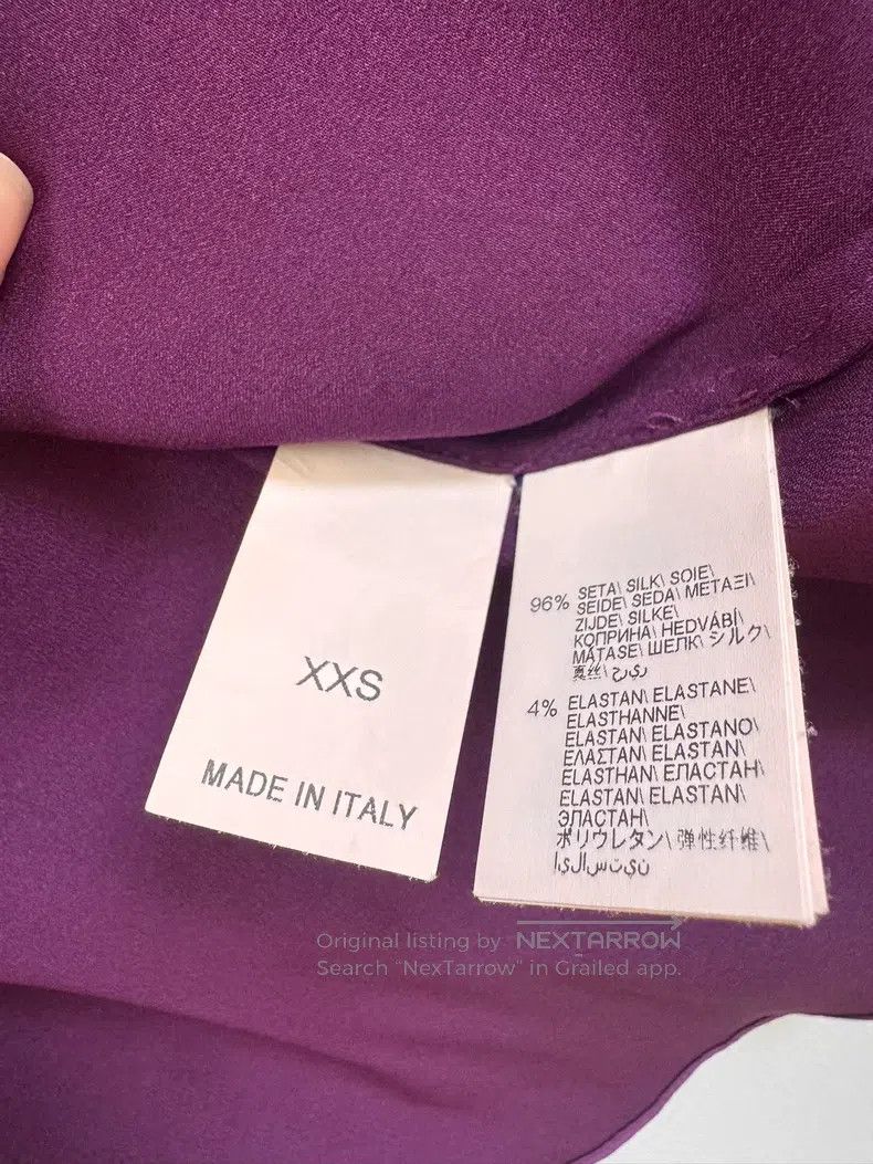 Brunello Cucinelli Brunello Cucinelli Noble Purple Silk Vest Size XXS / US 00 / IT 34 - 8 Thumbnail