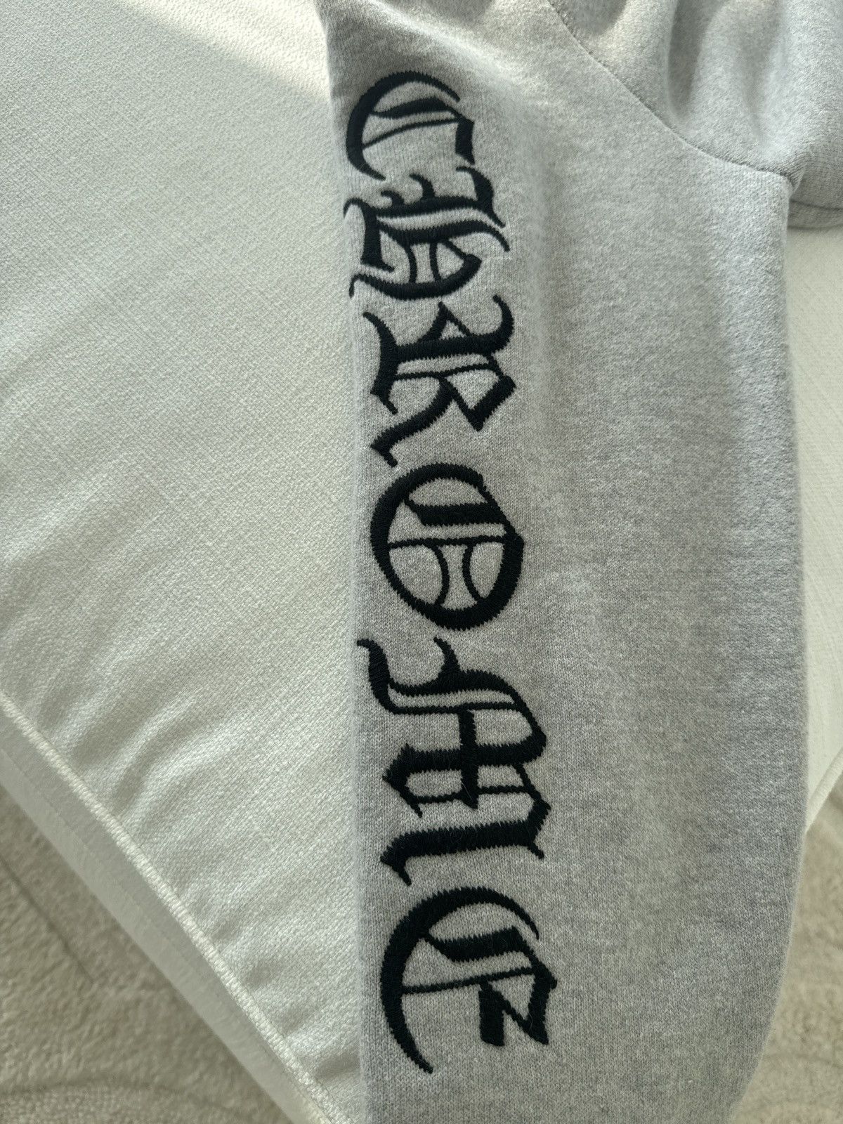 Chrome Hearts CHROME HEARTS GREY CASHMERE HOODIE Size US L / EU 52-54 / 3 - 8 Thumbnail