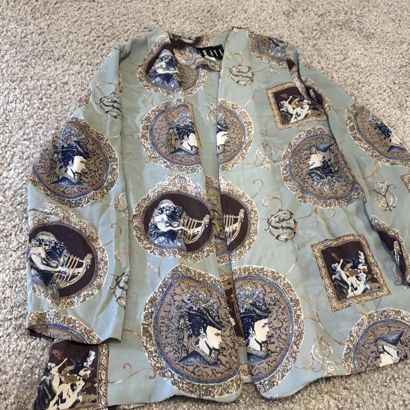 Vintage VINTAGE Always USA Women’s Blouse Size L / US 10 / IT 46 - 6 Thumbnail