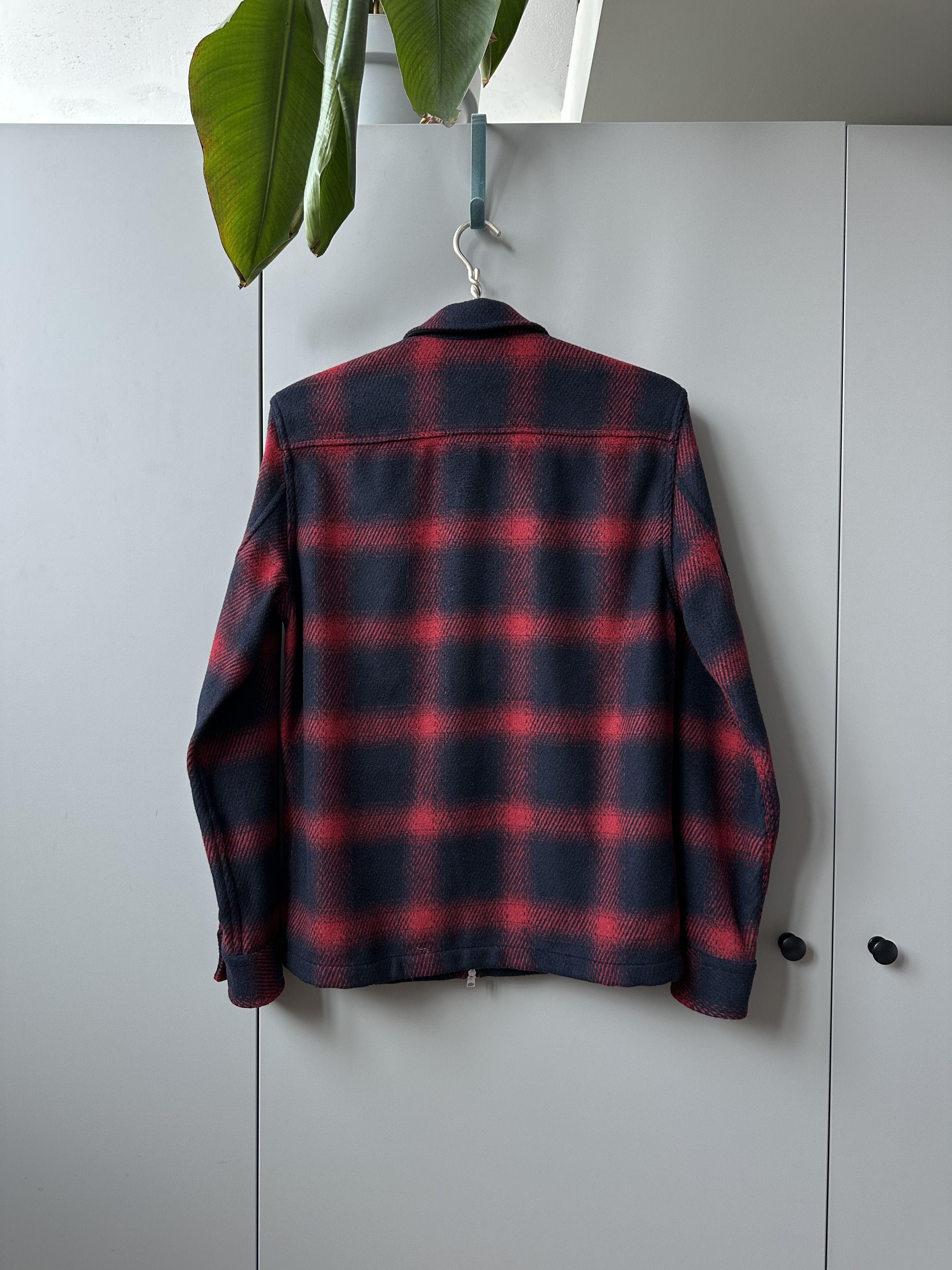 Allsaints Allsaints Wool Blend Checkered Overshirt Coat Jacket Men's Size US S / EU 44-46 / 1 - 4 Thumbnail