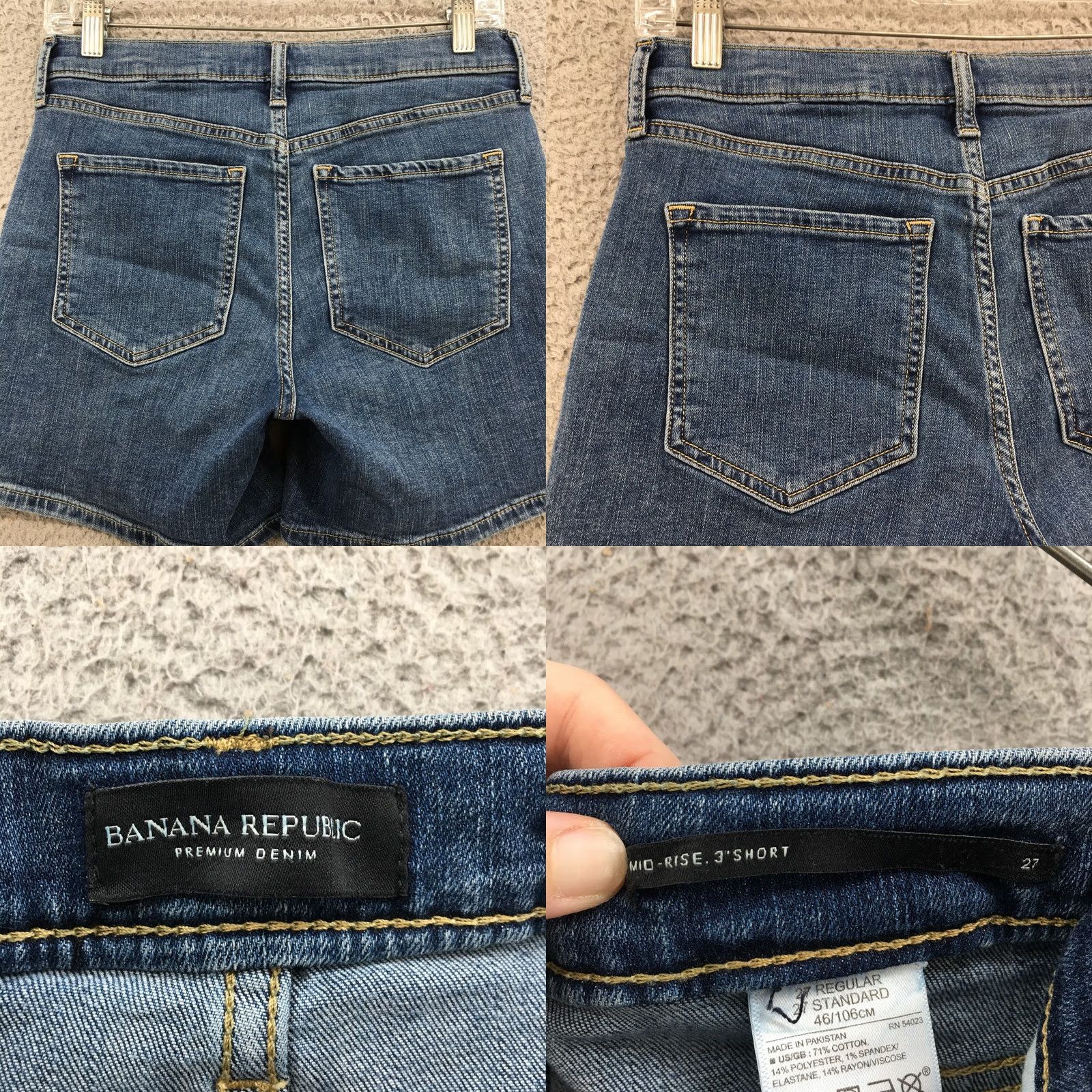 Banana Republic Banana Republic Bermuda Shorts Womens 27R Blue Denim Mid Rise Bermuda Shorts Womens 27R Blue Denim Mid Rise Size 27" / US 4 / IT 40 - 9 Thumbnail