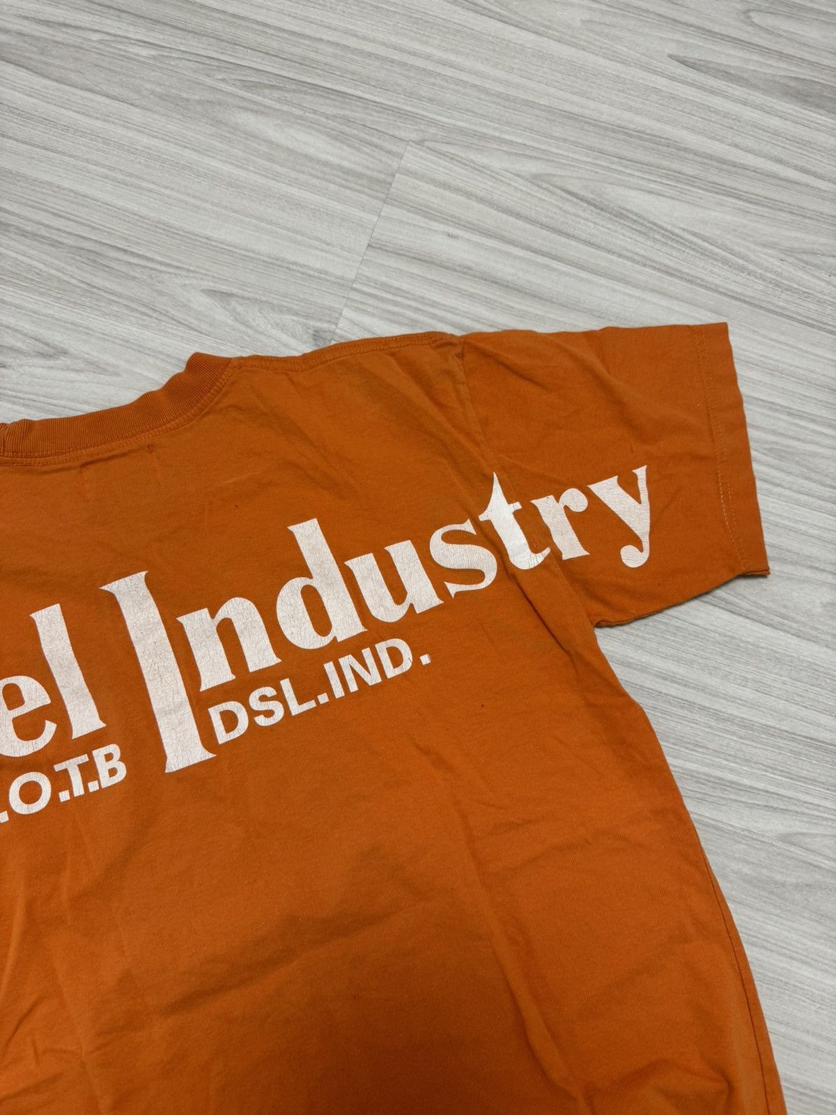 Diesel × Vintage Vintage Y2K Diesel Industry Big Logo Orange tee Size US M / EU 48-50 / 2 - 3 Thumbnail