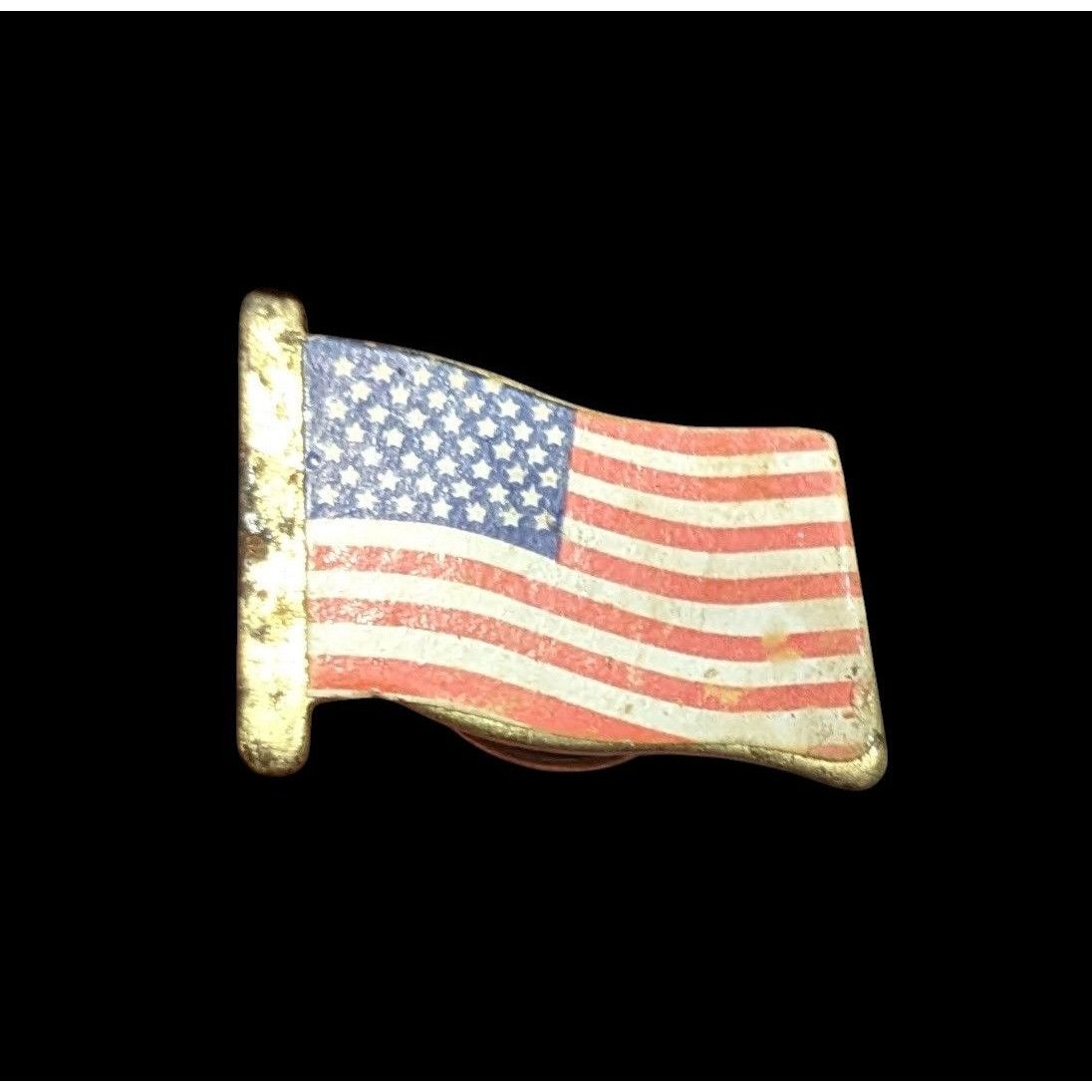 Other Vintage Simple American Flag Collectible Lapel Pin Size ONE SIZE - 1 Thumbnail