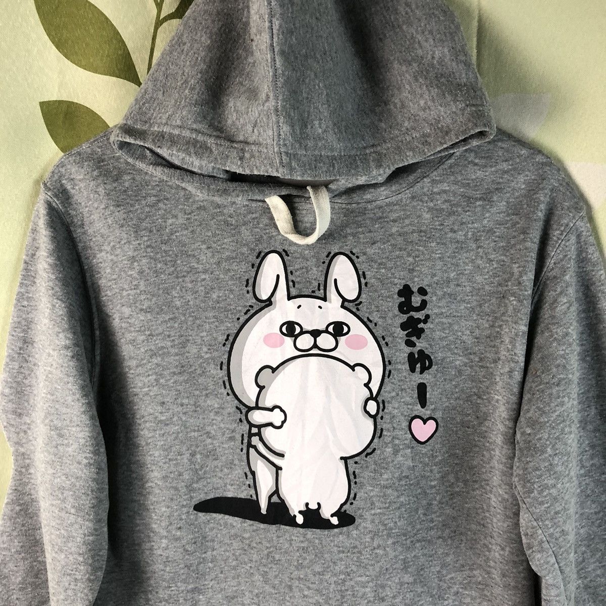 Anime × Japanese Brand Yosistamp anima distress ripped Grey Hoodie #7439 Size US M / EU 48-50 / 2 - 5 Thumbnail