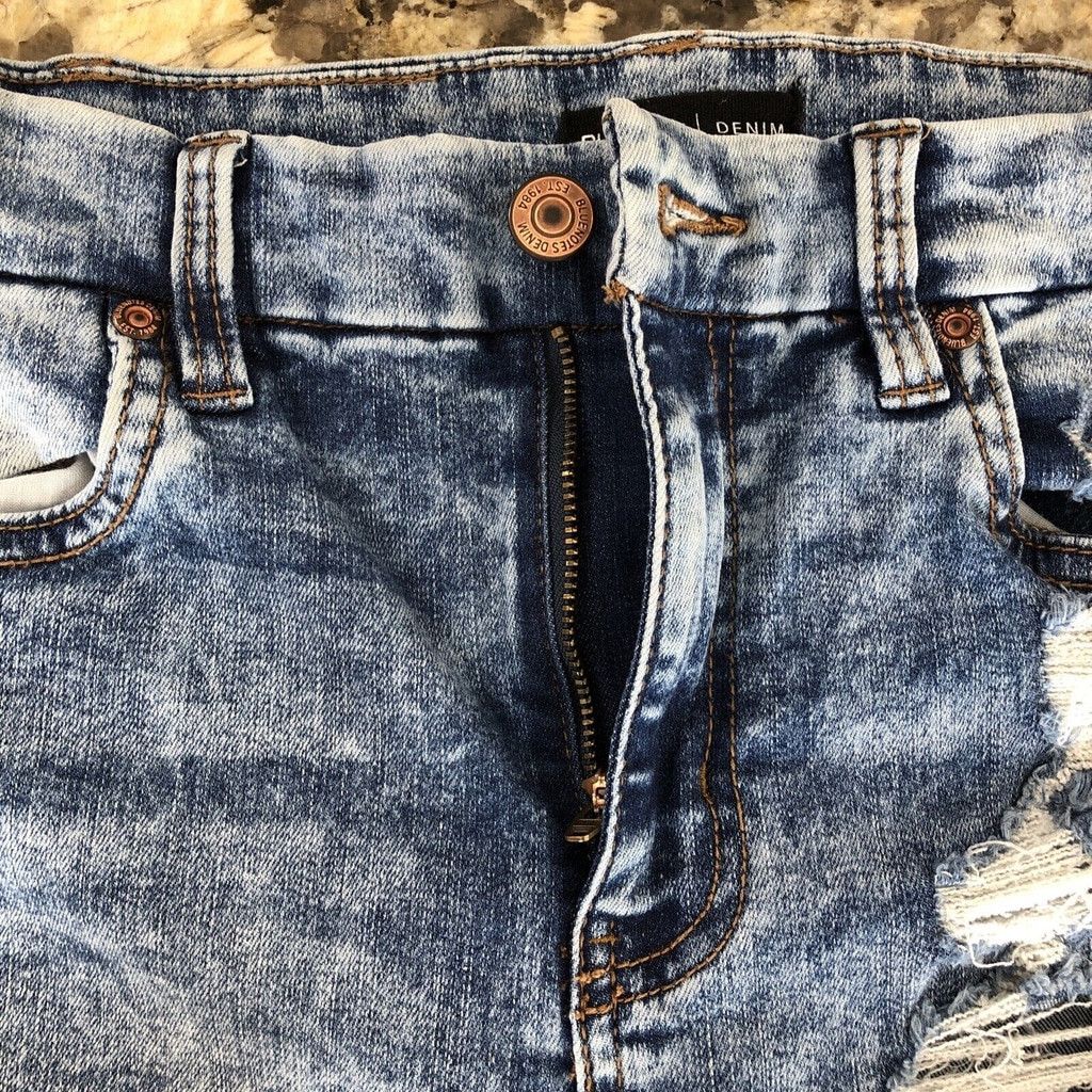 Other Size 25 Bluenotes Denim Curvy Super High Rise Jegging Rips Size 25" / US 0 / IT 36 - 2 Thumbnail