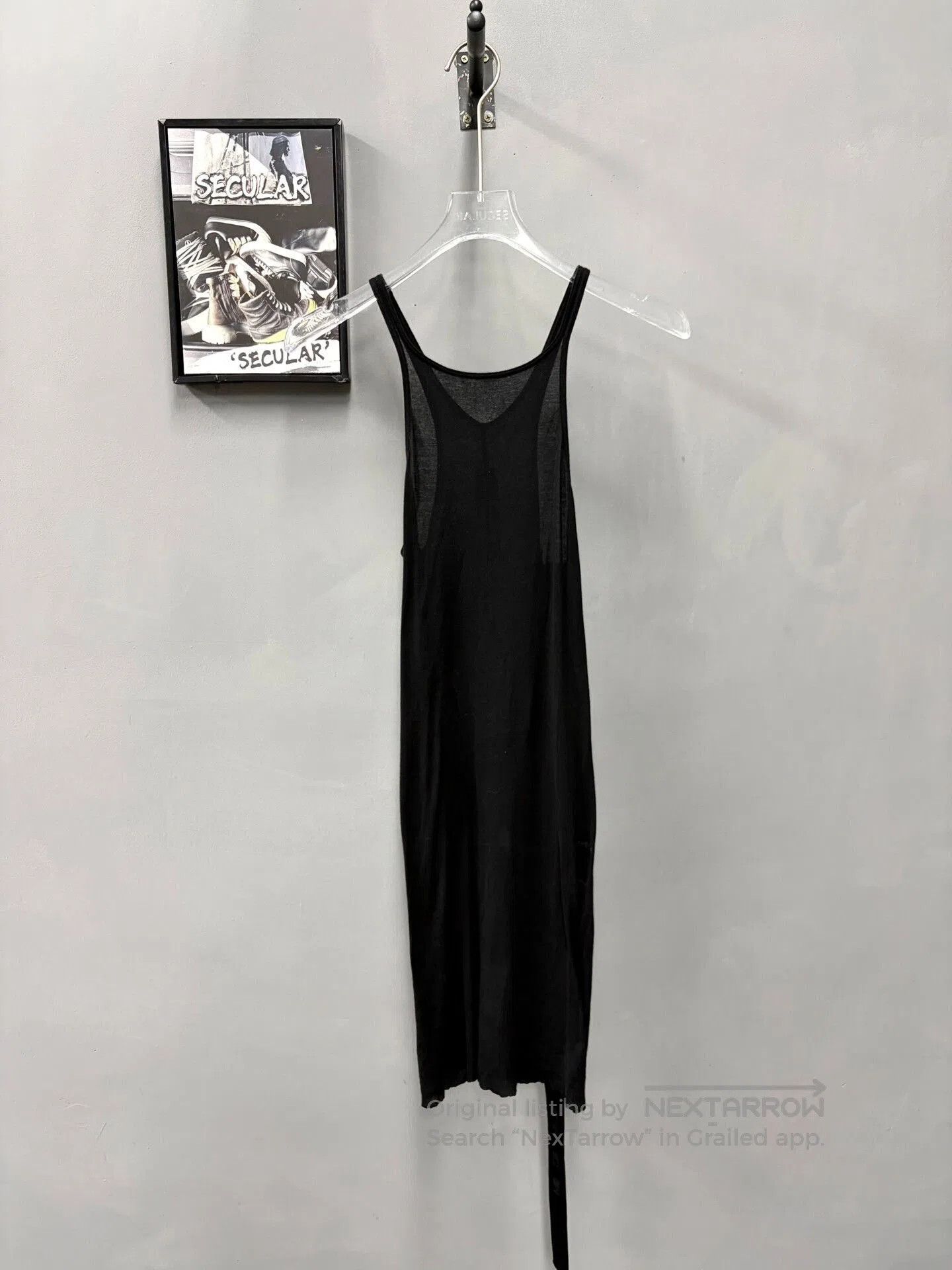 Rick Owens Drkshdw Rick Owens Drkshdw Slip Dress With Sash. Size XS / US 0-2 / IT 36-38 - 3 Thumbnail