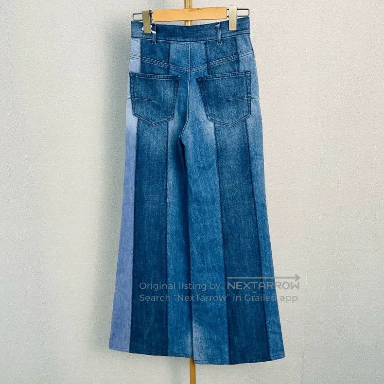 Dior Dior Colour-blocked striped gradient jeans Size 42" / US 20 - 2 Thumbnail