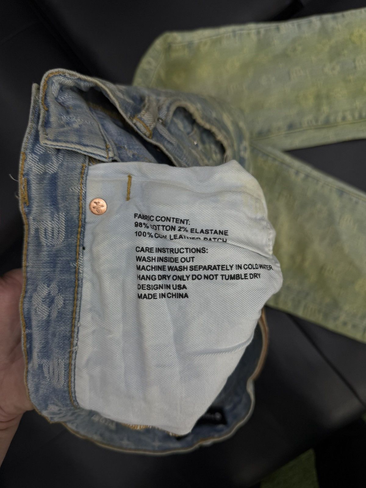 Purple Brand Purple Brand Jeans Blue/Yellow Jeans Size 31 🧼 Size US 31 - 13 Thumbnail