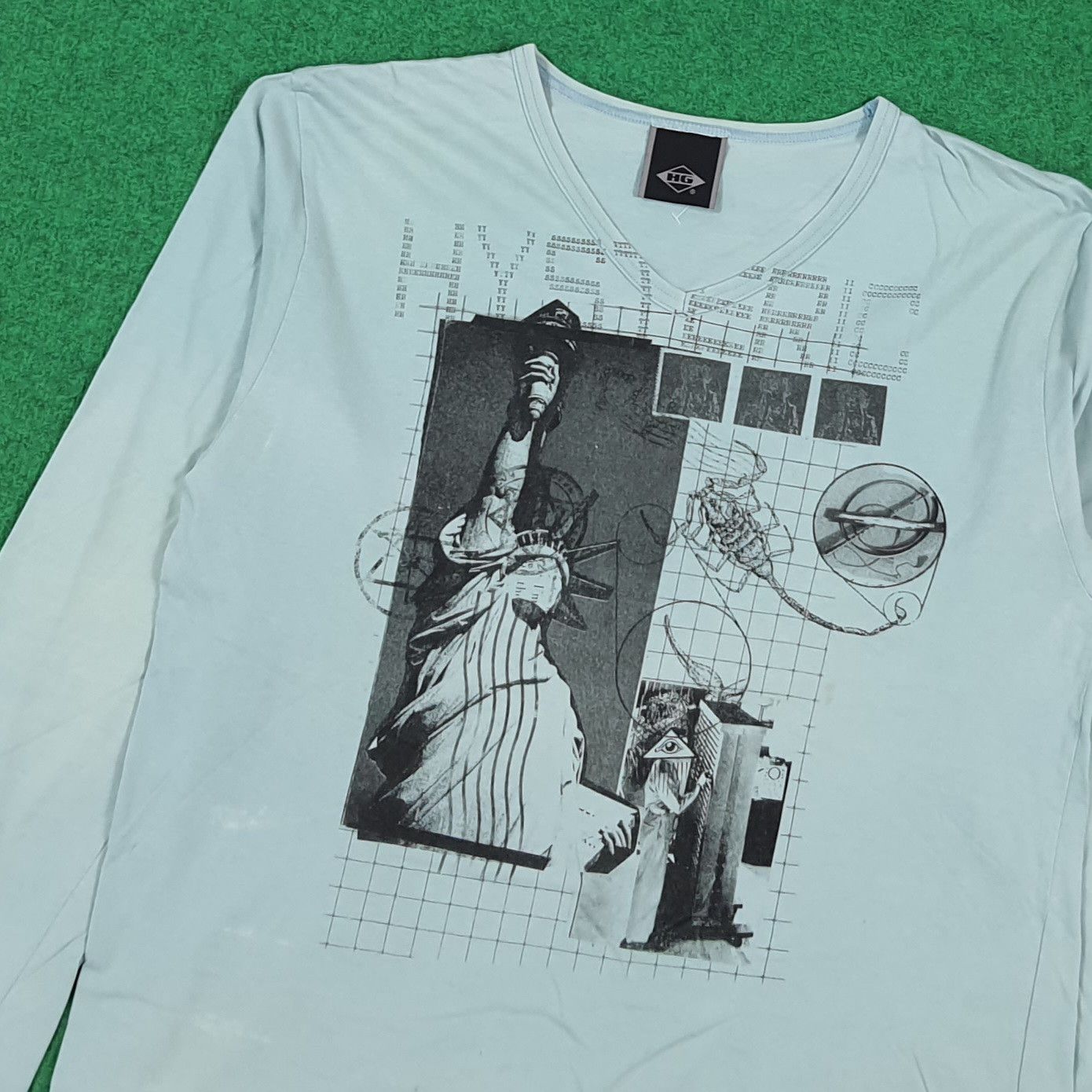 Hysteric Glamour Vintage Hysteric Glamour Illuminati Freemason Tshirt C299N50 Size US M / EU 48-50 / 2 - 2 Thumbnail