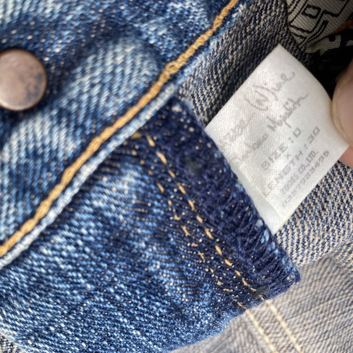 Number (N)ine Runway Touch Me I’m Sick Patchwork Jeans Size US 30 / EU 46 - 7 Thumbnail