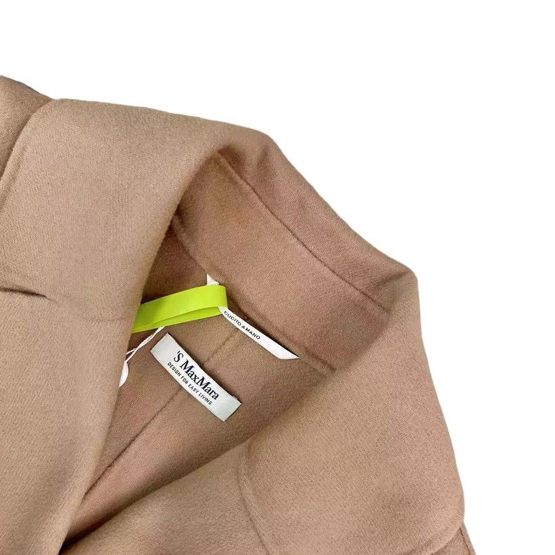 Max Mara Max Mara Desert Yellow Wool Coat Size L / US 10 / IT 46 - 3 Thumbnail