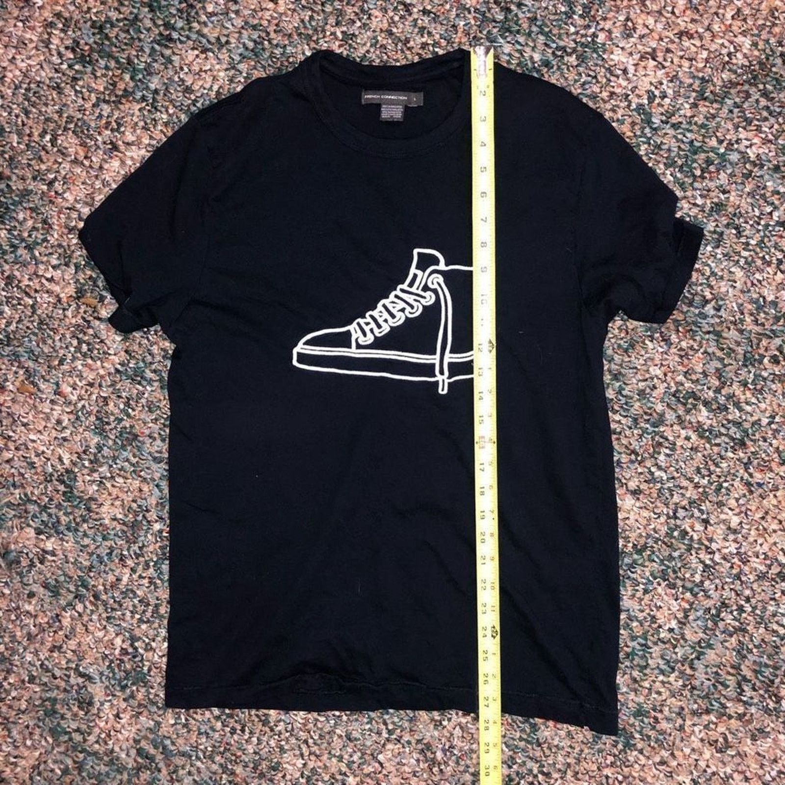 French Connection French Connection Sneaker Slim Crewneck T-shirt Blue White Size US M / EU 48-50 / 2 - 9 Thumbnail