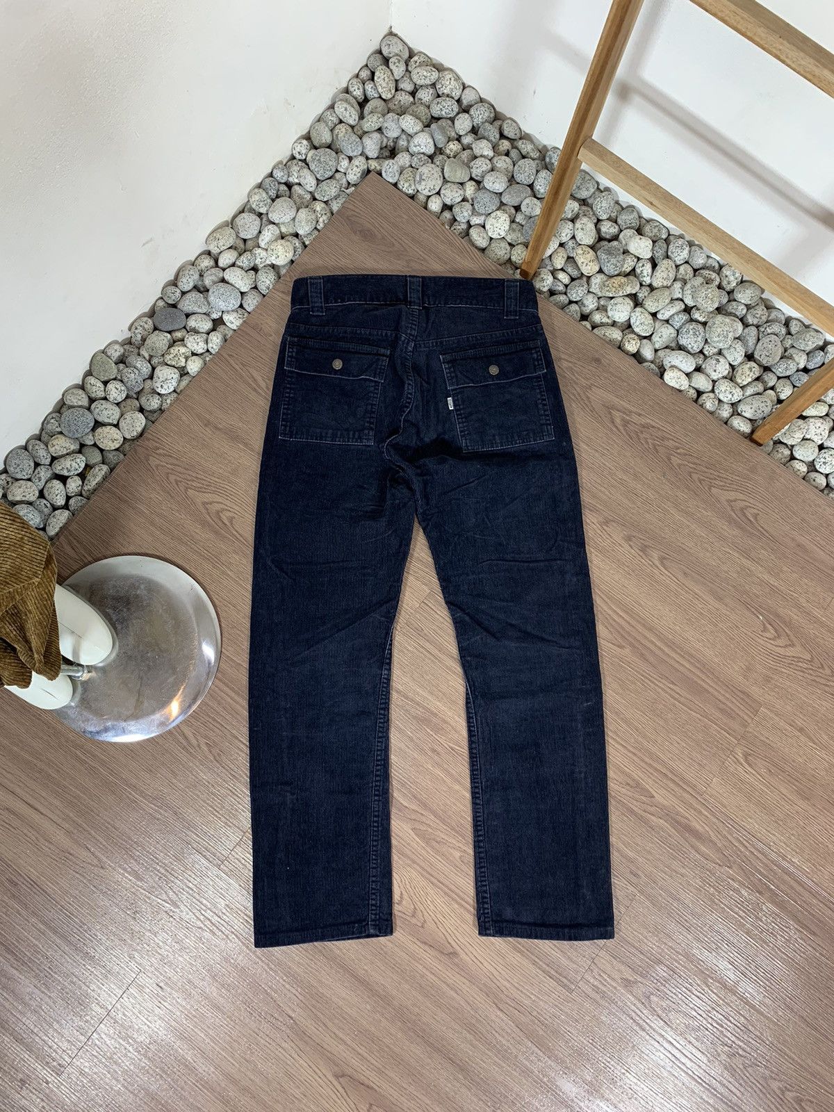 Japanese Brand 🔥Japanese Gowest Yellow Division Military Corduroy Pants Size US 29 - 7 Thumbnail