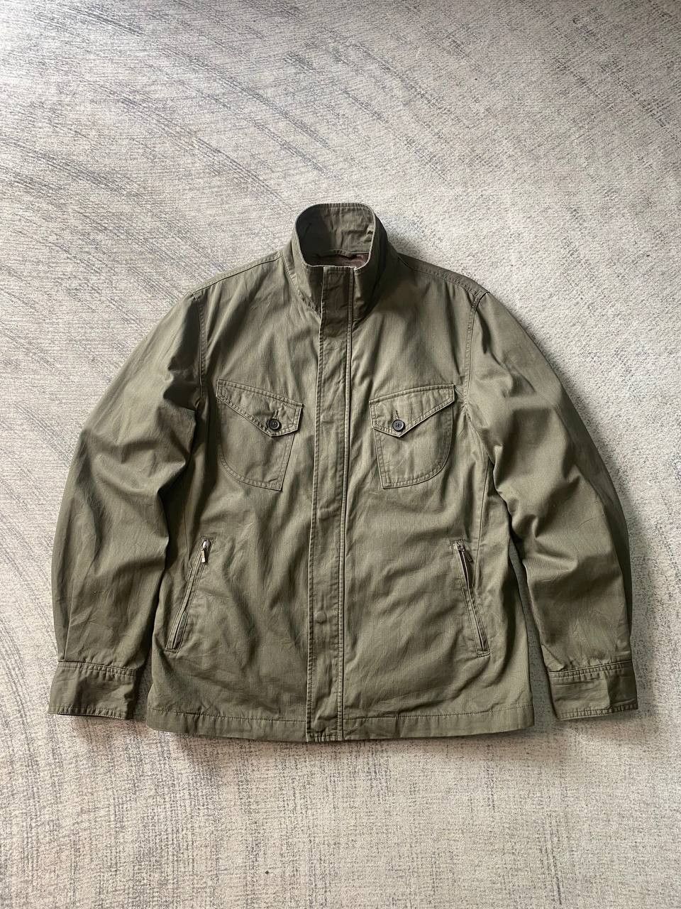 Japanese Brand Yin & Yang HBT Military Style Field Jacket Size US S / EU 44-46 / 1 - 1 Thumbnail