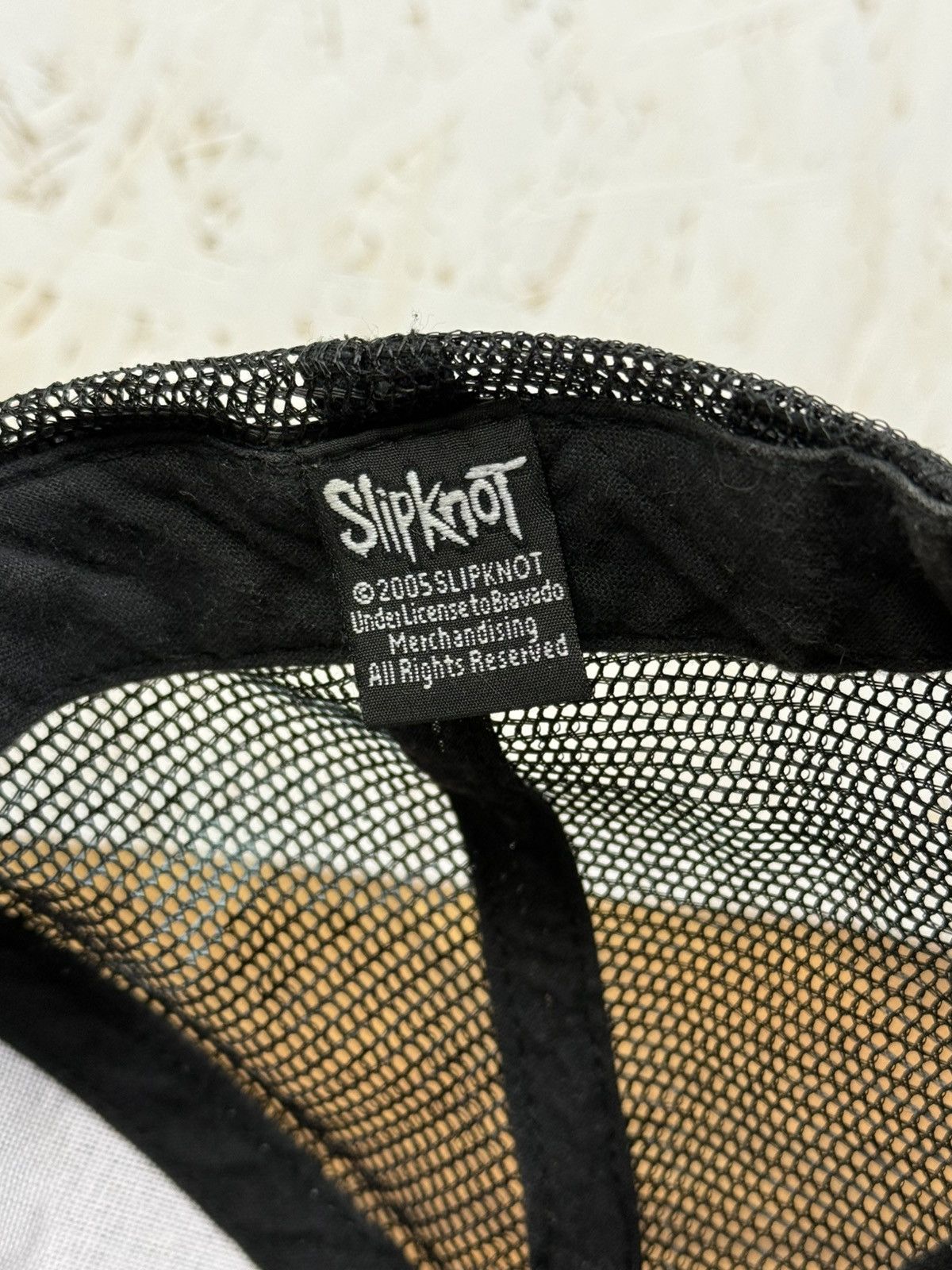 Band Tees 00s Slipknot 2005 Iowa Metal Band Trucker Cap Hat One Size Size ONE SIZE - 8 Thumbnail