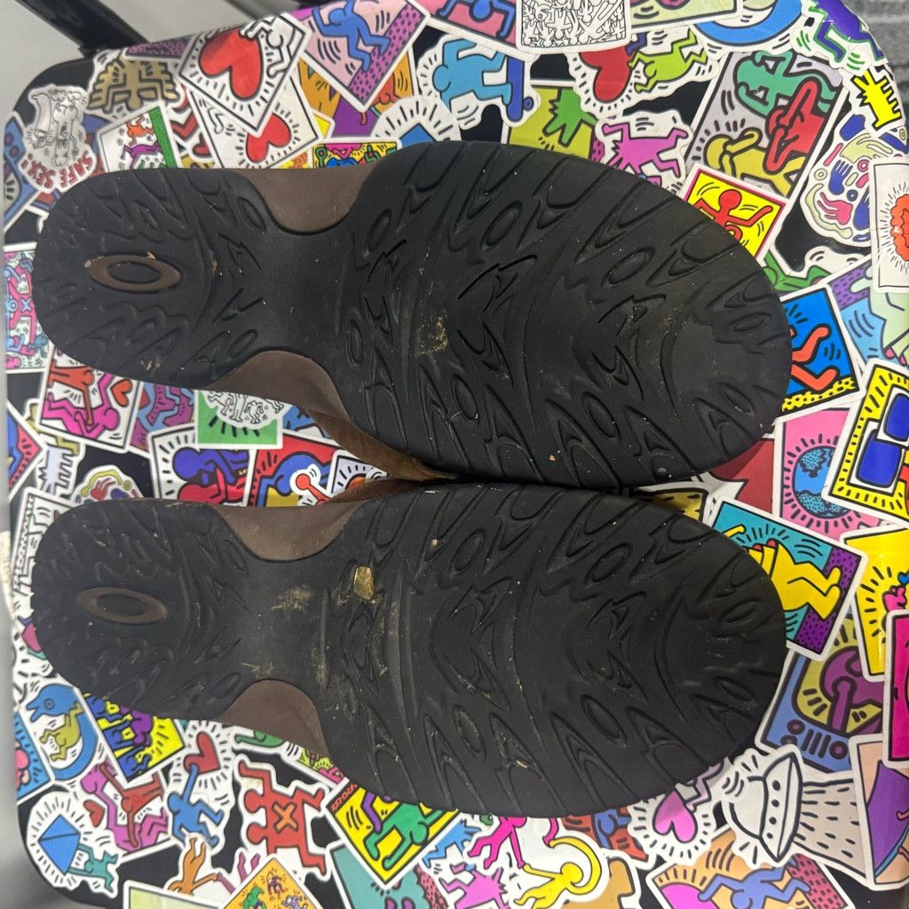 Oakley Oakley Software Brown Leather Flip Flops Size US 12 / EU 45 - 4 Thumbnail