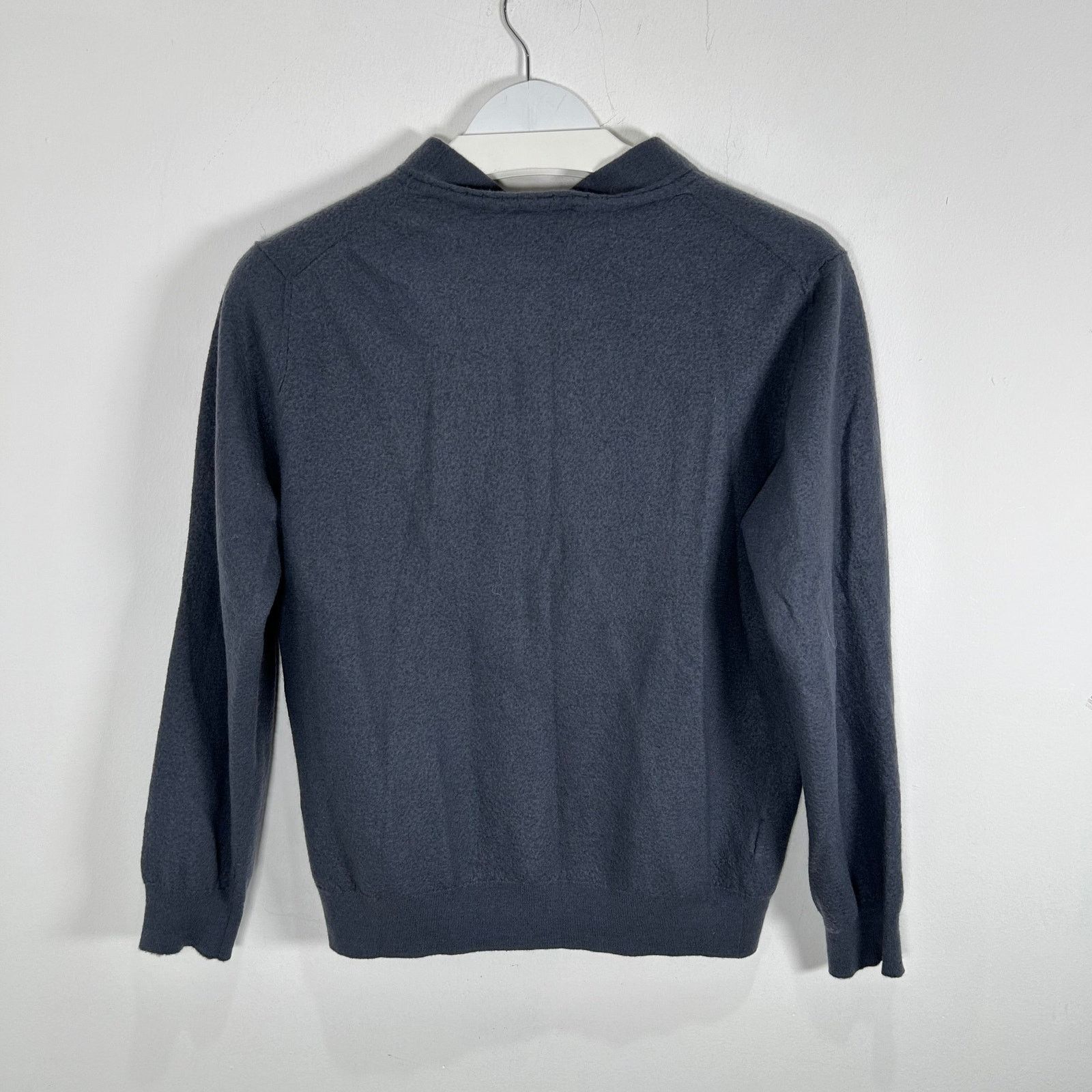 Hermes Hermes Grey Cashmere Button-Up Sweater Size S Size S / US 4 / IT 40 - 2 Thumbnail