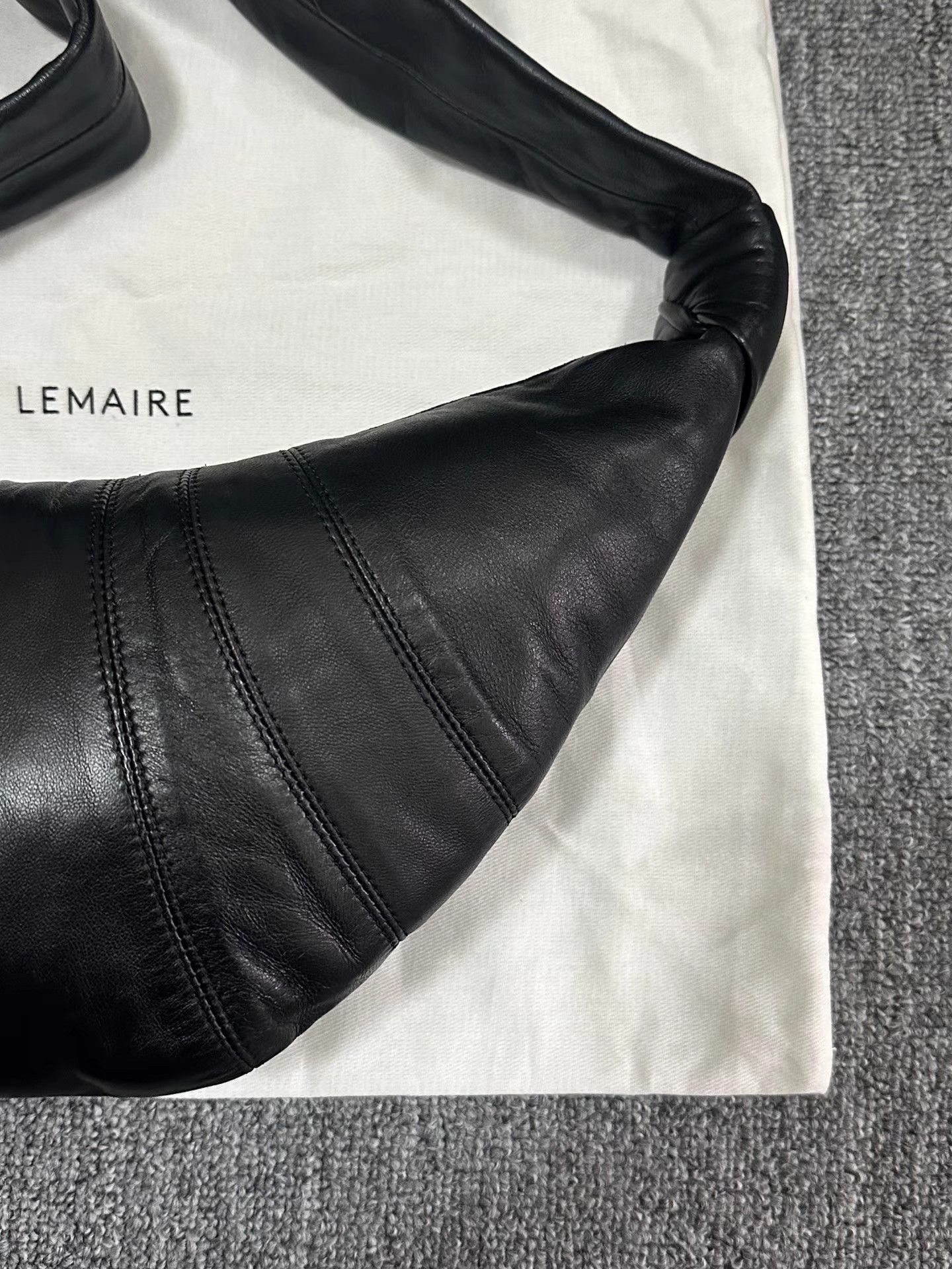 Lemaire Lemaire black Croissant bag Size ONE SIZE - 4 Thumbnail