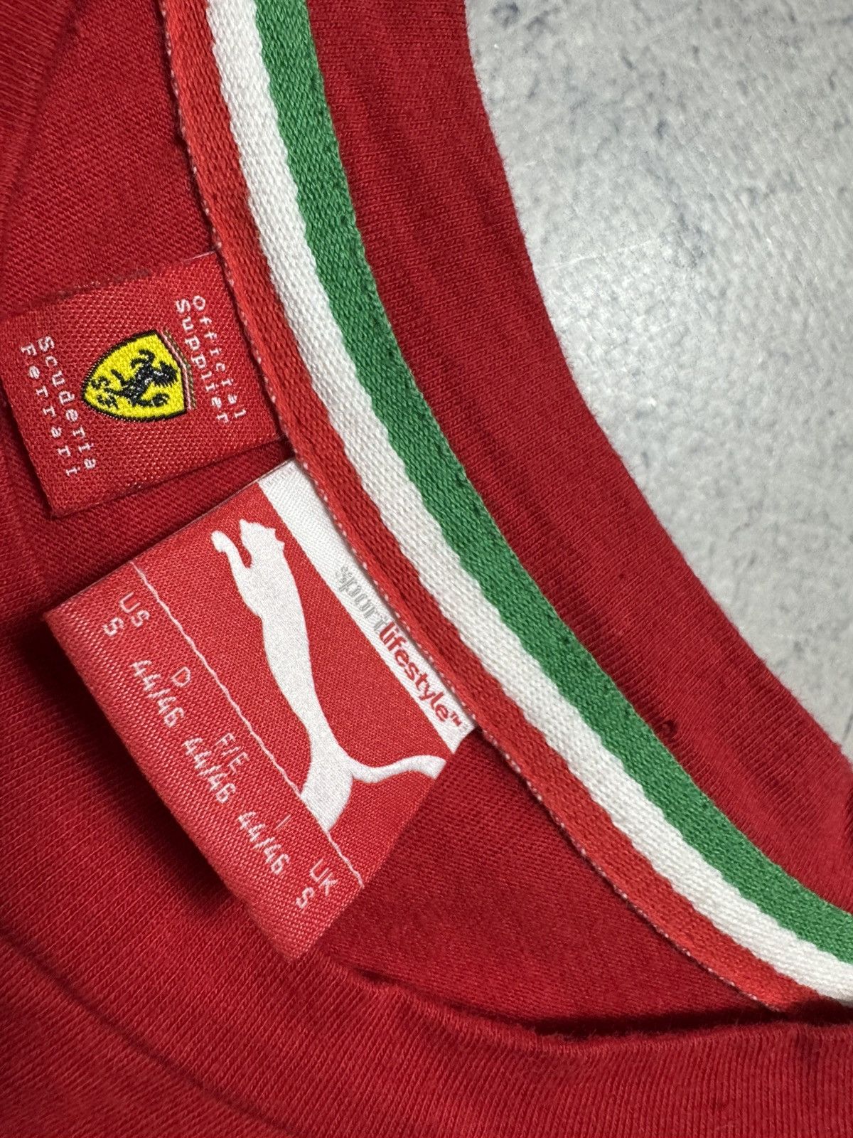 Ferrari × Puma Puma Ferrari Racing T-Shirt Vintage Size S F1 Size US S / EU 44-46 / 1 - 5 Thumbnail