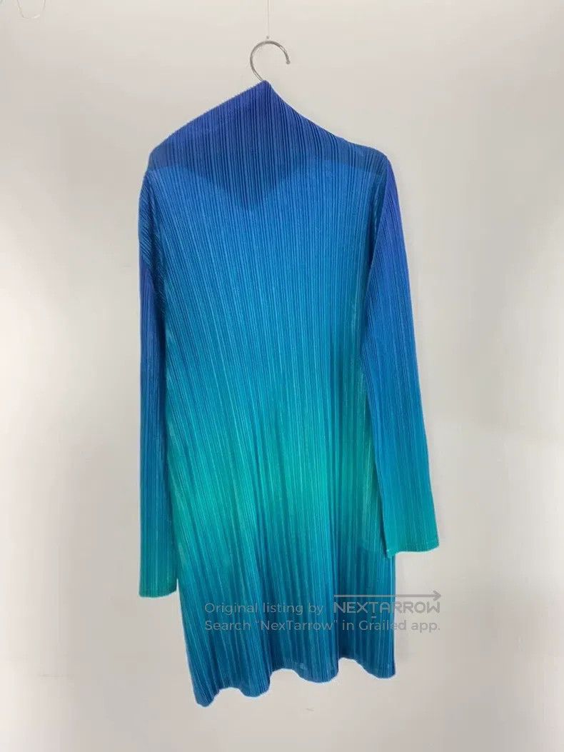 Issey Miyake Issey Miyake Blue Dress Size M / US 6-8 / IT 42-44 - 2 Thumbnail