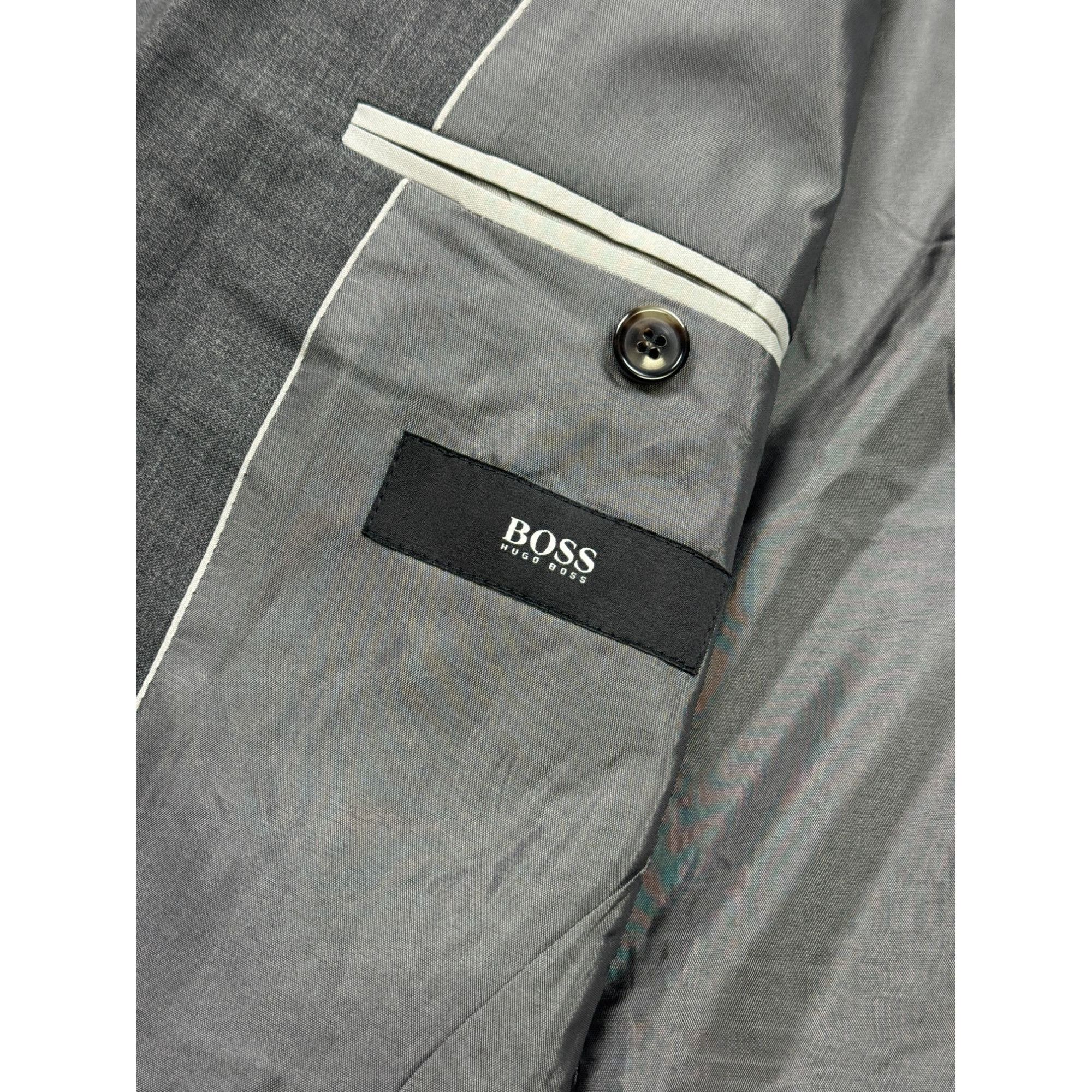 Hugo Boss Hugo Boss Mint Gray Wool Two Piece Suit (Y1274) Size 42R - 5 Thumbnail