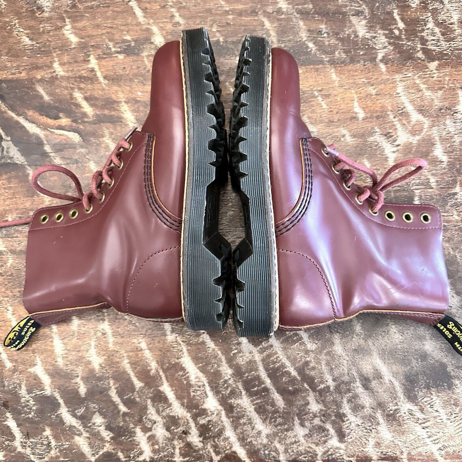 Dr. Martens Doc Marten 1640 Pascal Boots US Women 6 Dark Cherry Classic Size US 6 / IT 36 - 4 Thumbnail