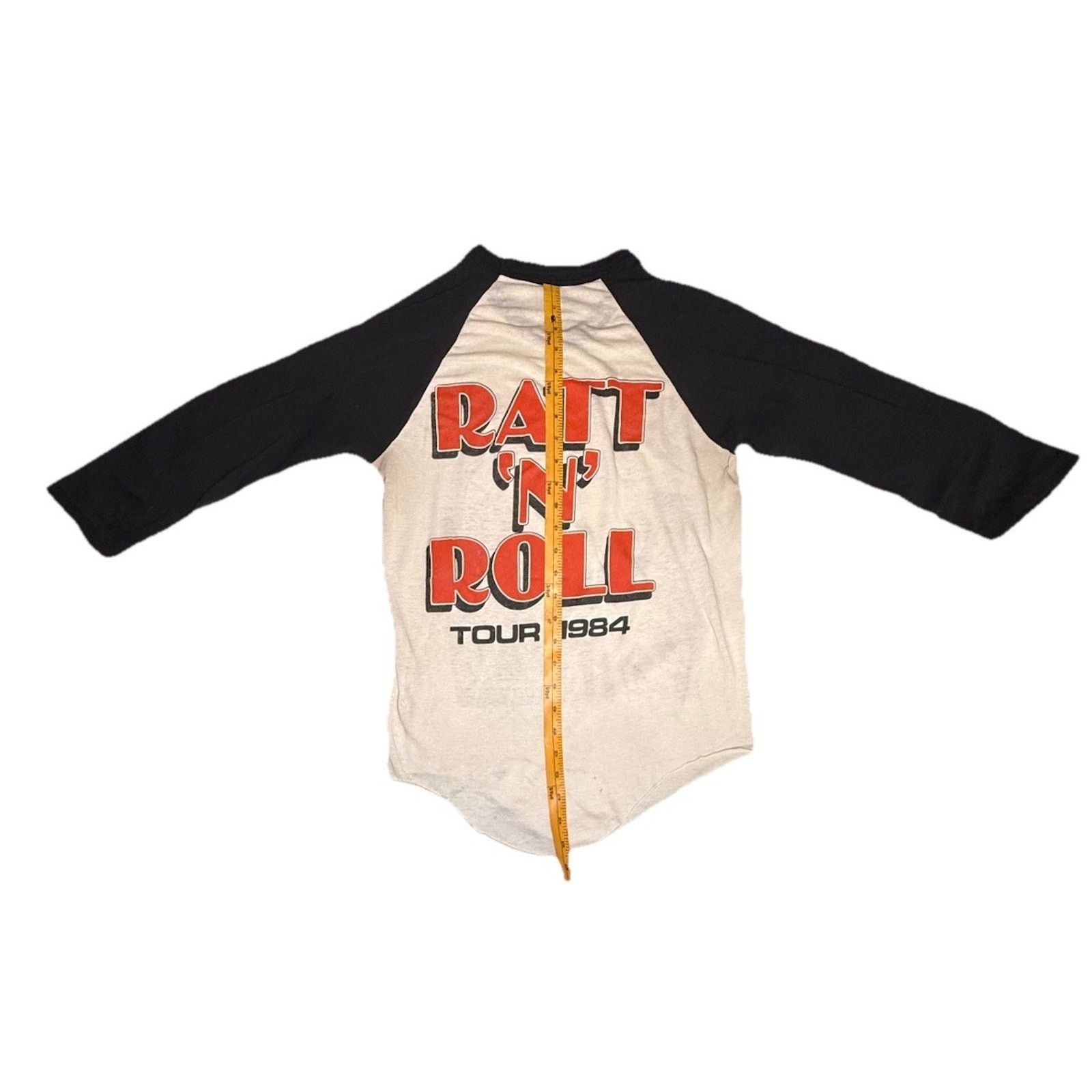 Hanes Vintage RATT Raglan 1984 tour rock metal 80s Size Medium Size US M / EU 48-50 / 2 - 19 Thumbnail