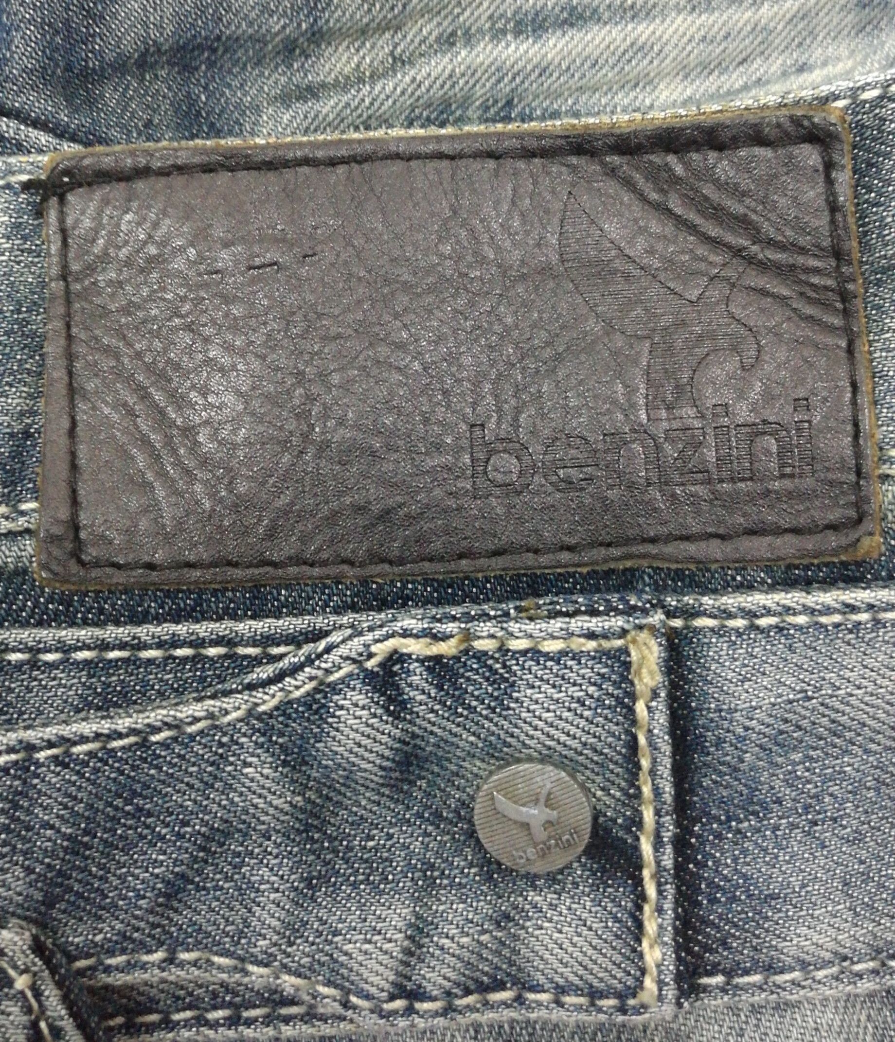 Japanese Brand Vintage Japanese Benzini Multi Pocket Buckle Back Jeans Size US 32 / EU 48 - 15 Thumbnail