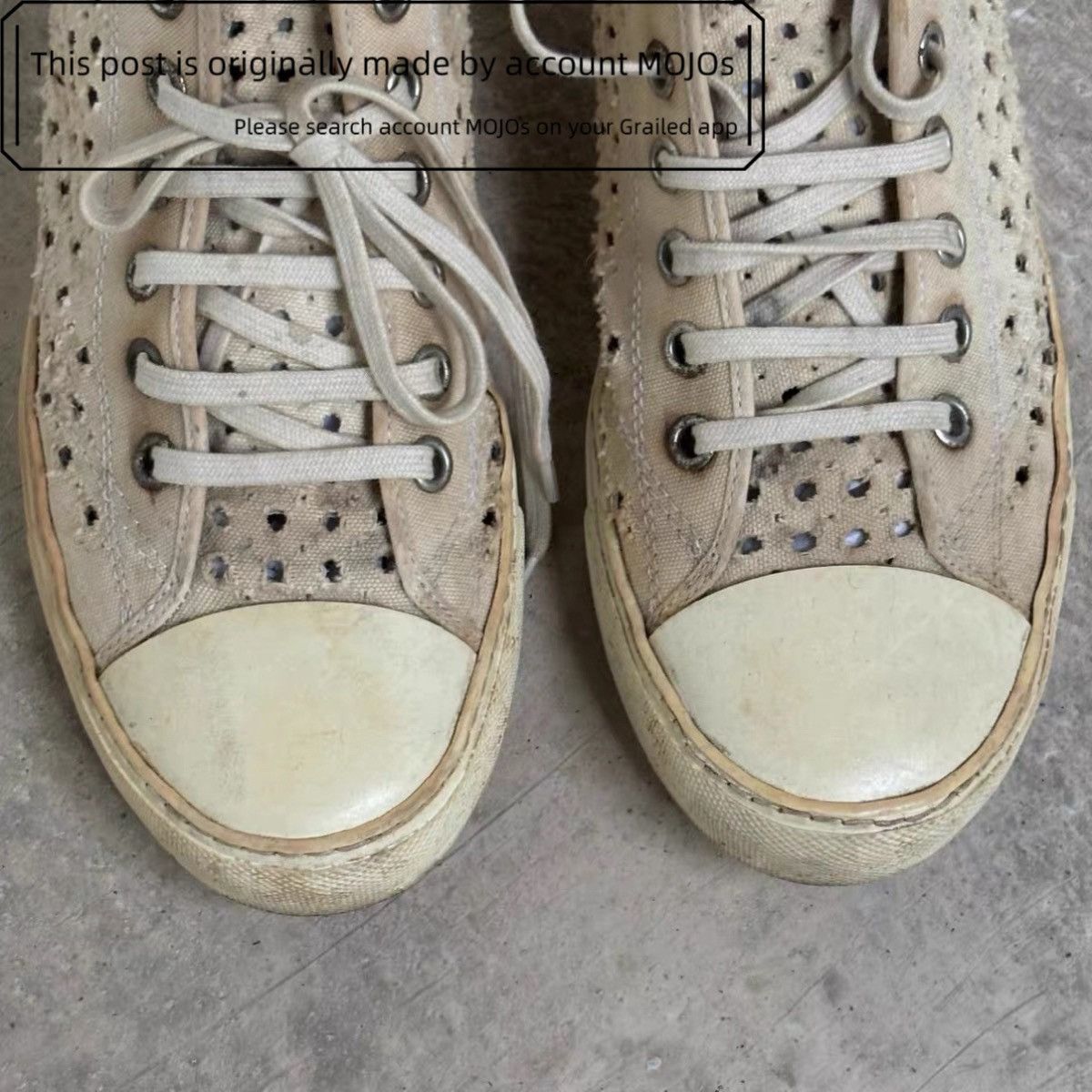 Maison Margiela Sz 43 Maison Margiela 00s Distressed Hole Hi-top mojos181 Size US 10 / EU 43 - 5 Thumbnail