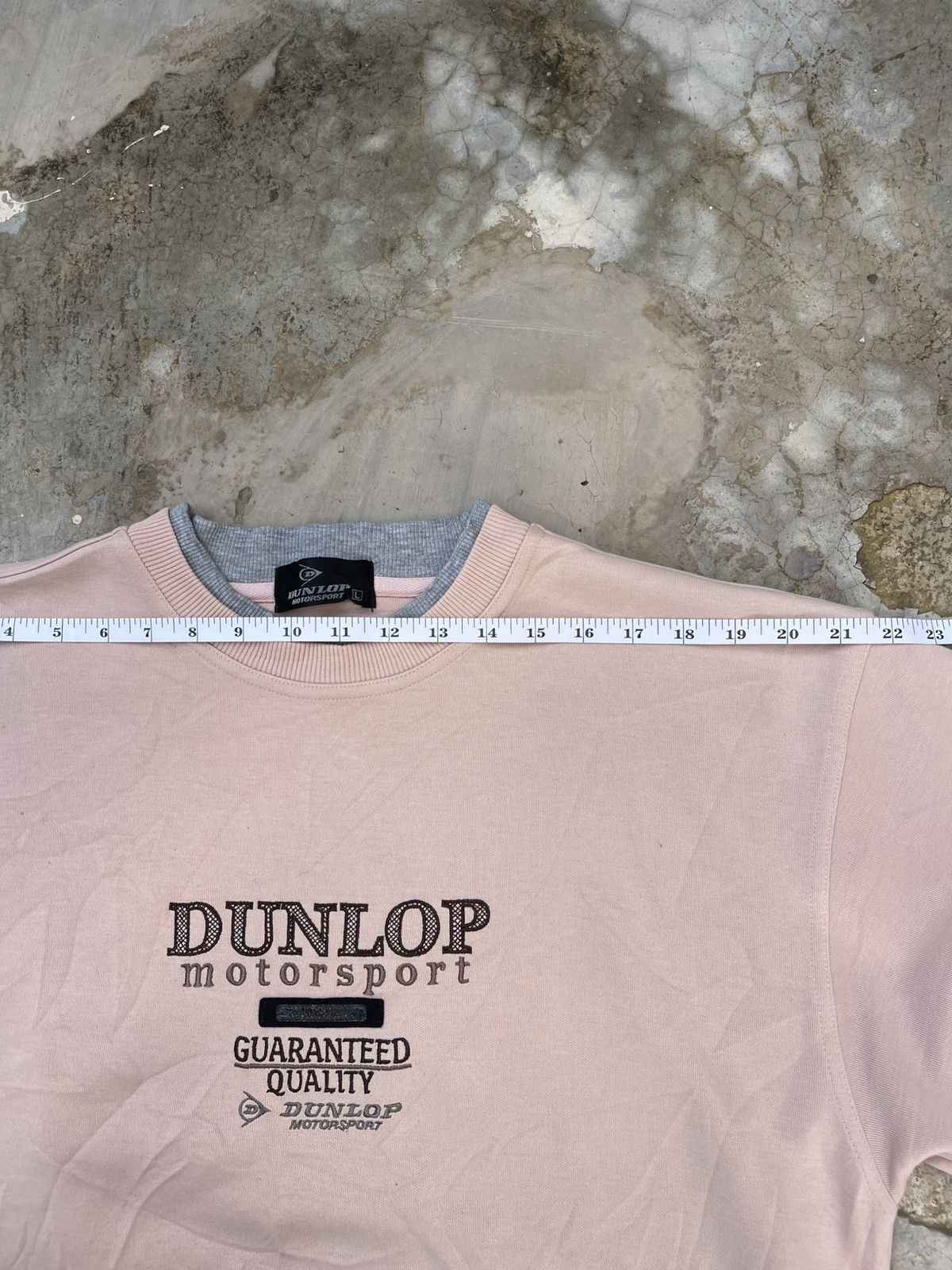 Dunlop Vintage Dunlop Motorsport Spell-Out Crewneck Sweatshirt Size US L / EU 52-54 / 3 - 4 Thumbnail