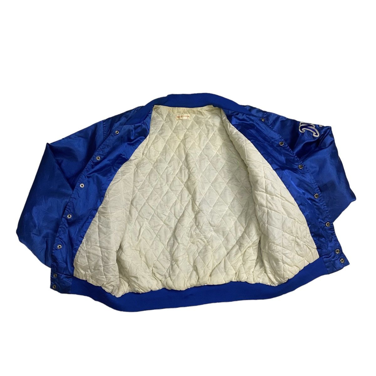 MLB × Vintage Vintage 90s MLB Toyota Hideo Nomo Satin Jacket Size US L / EU 52-54 / 3 - 8 Thumbnail