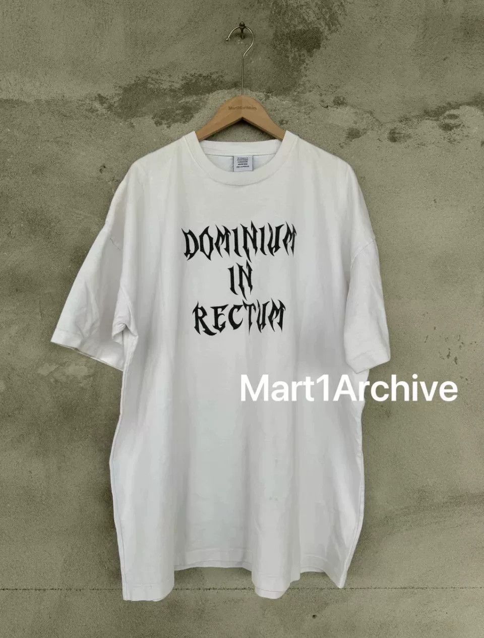 Vetements Vetements 19FW Dominium Anarchism Tee Size US M / EU 48-50 / 2 - 1 Thumbnail