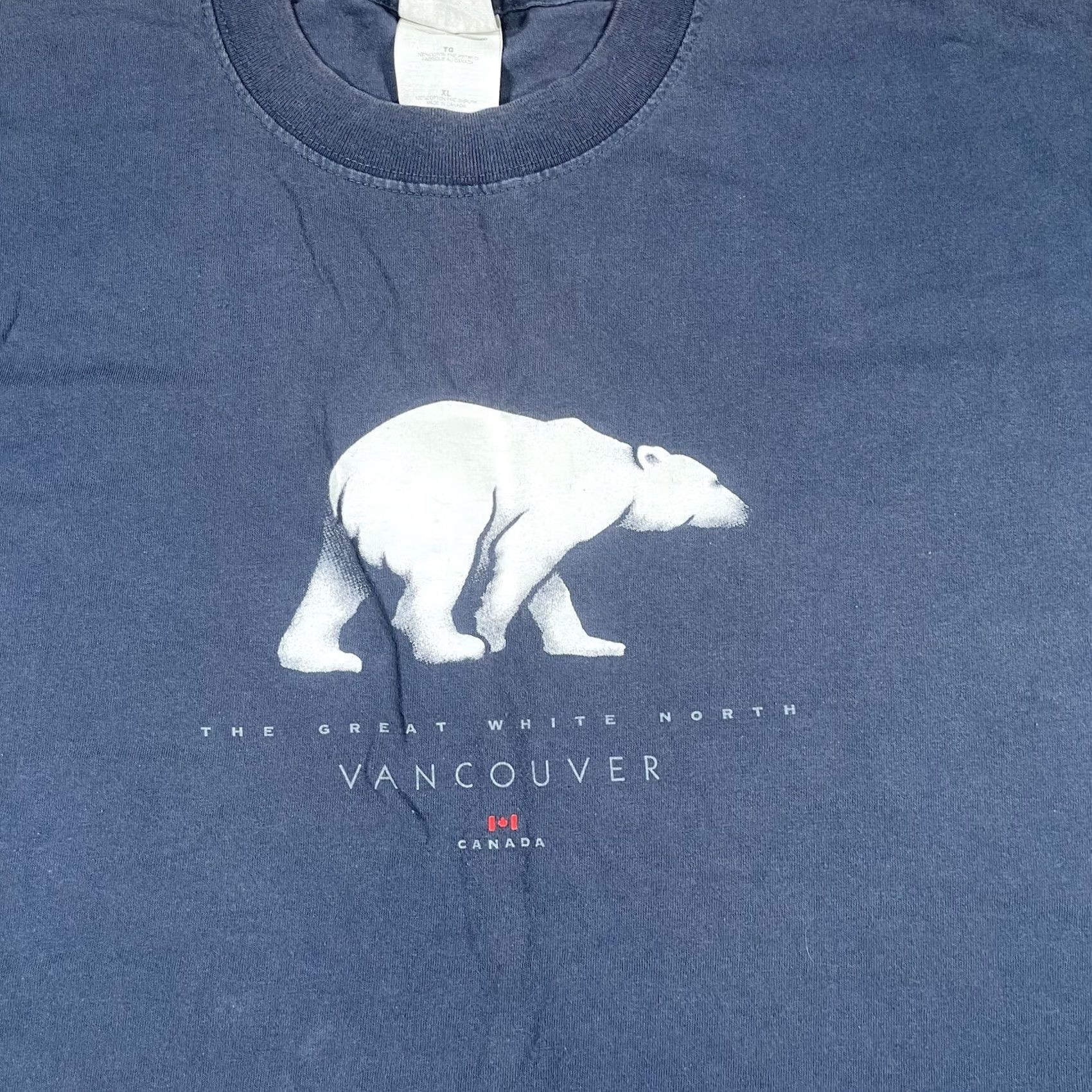 Gildan Gildan T-Shirt Adults XL Navy Vancouver Canada Short Sleeve Size US L / EU 52-54 / 3 - 2 Thumbnail